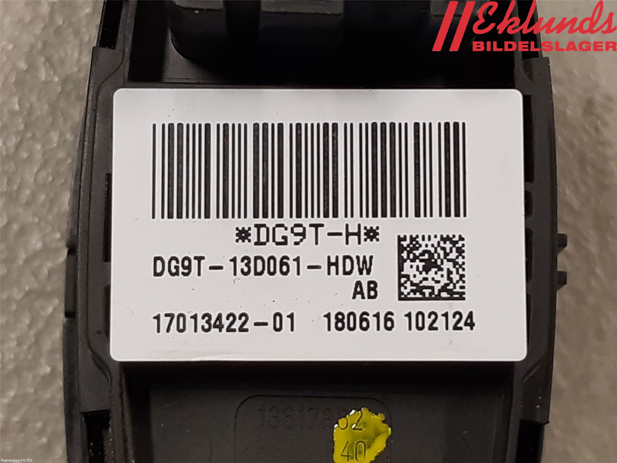 Ford RANGER EU 12-23 Strömställare Ljus