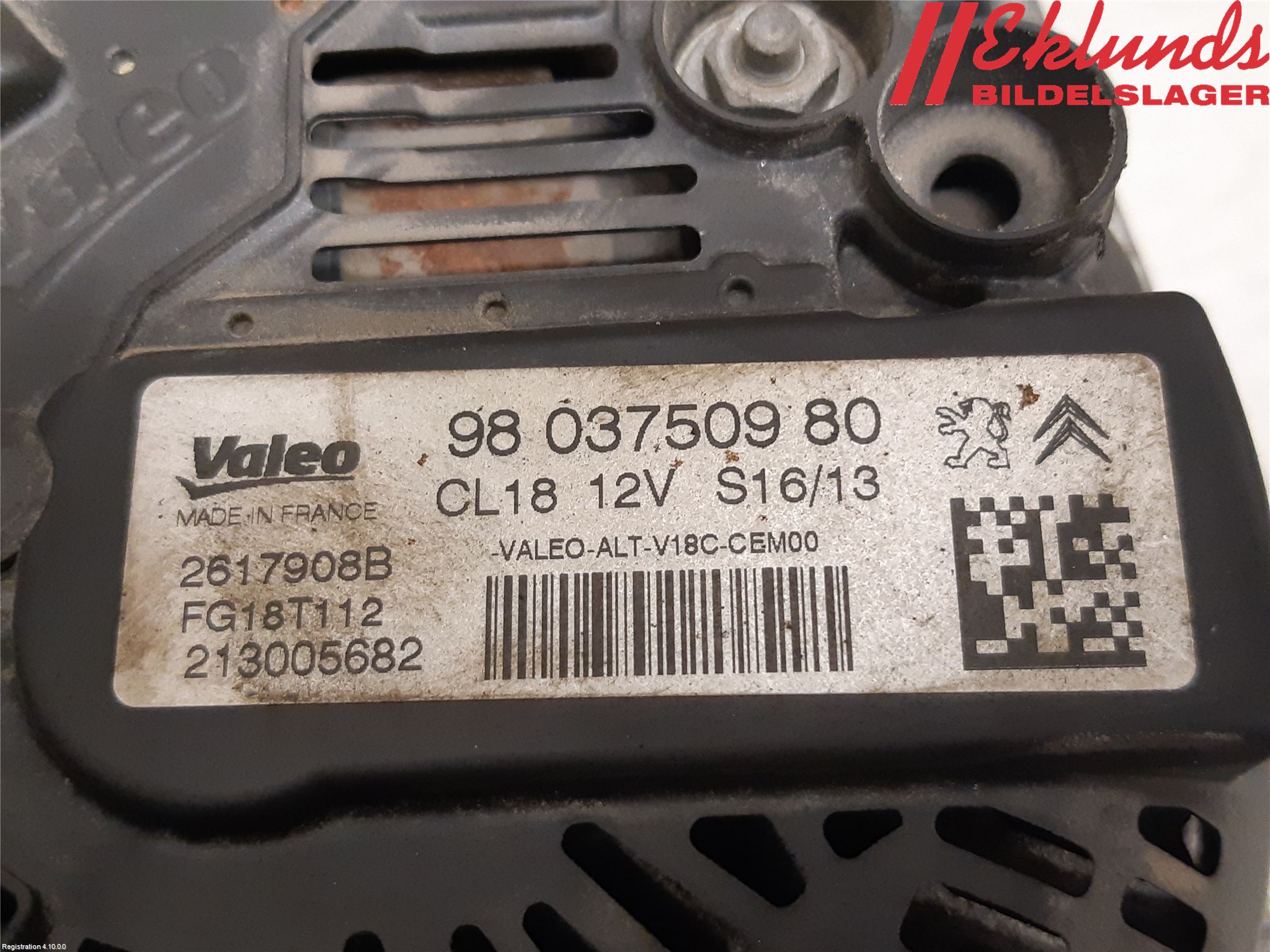 Toyota PROACE I 13-16 Generator