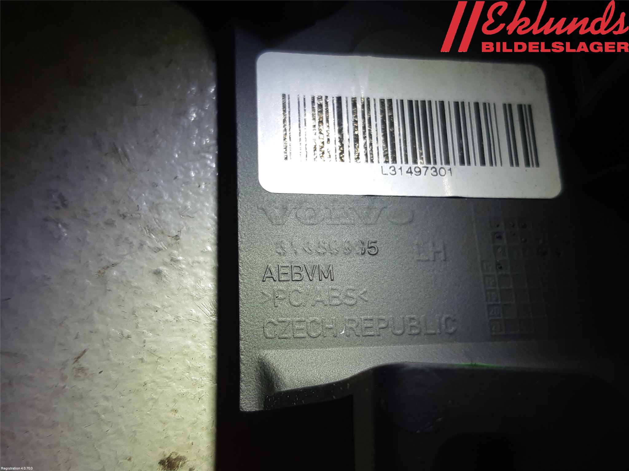 Volvo V90 17->> Inredning Sarg Växelspak