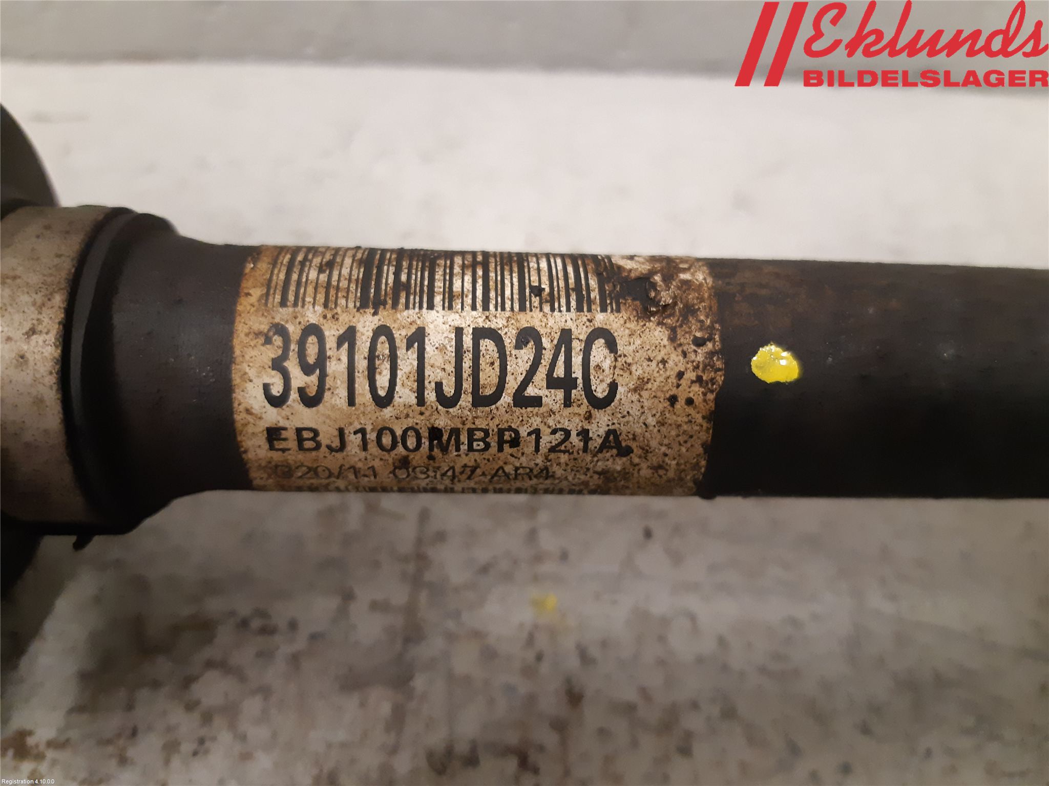 Nissan QASHQAI 10-14 Drivaxel Fram Vänster
