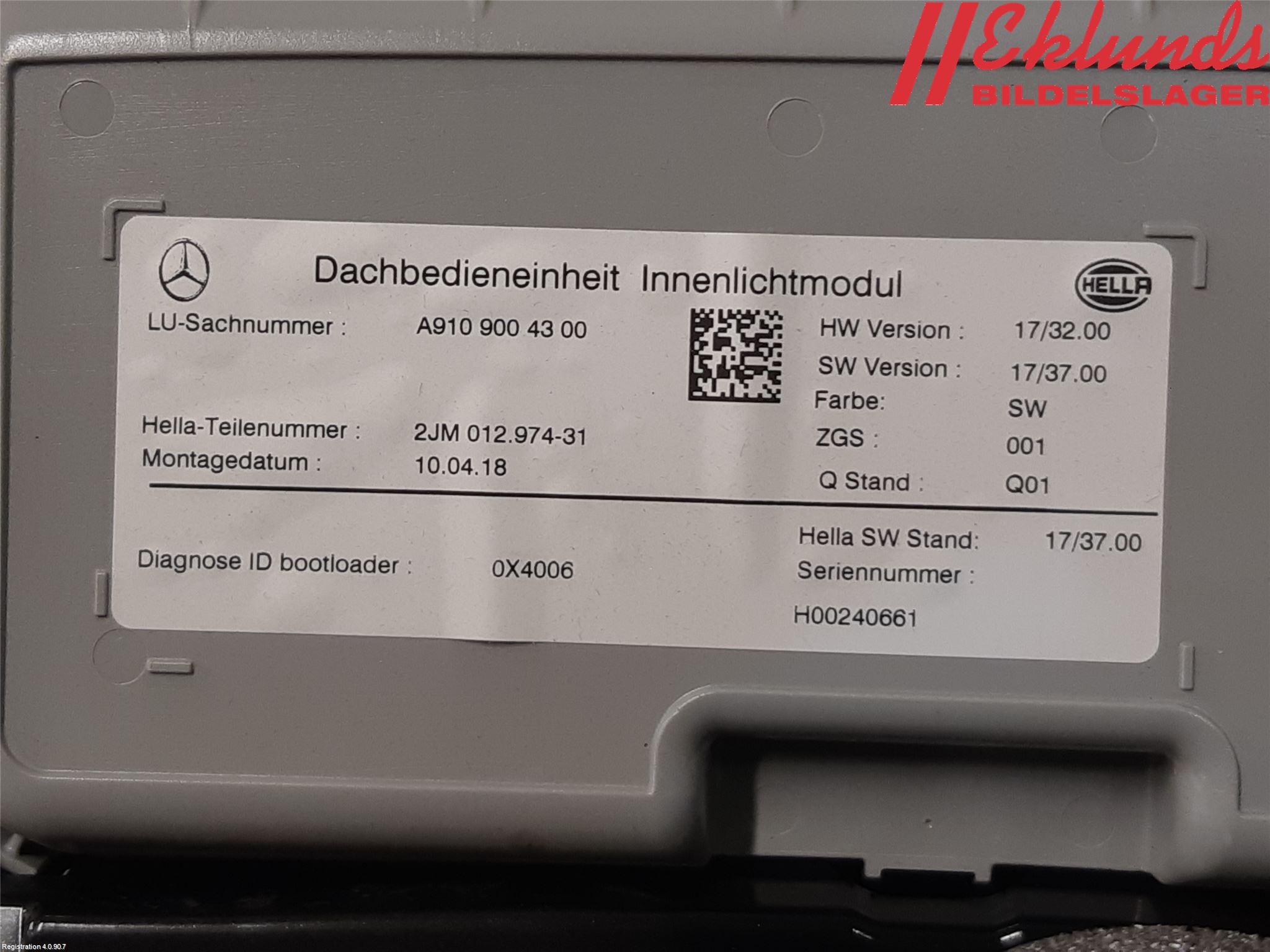 Mercedes-Benz MB SPRINTER (W907/W910) 19- Innerbelysning