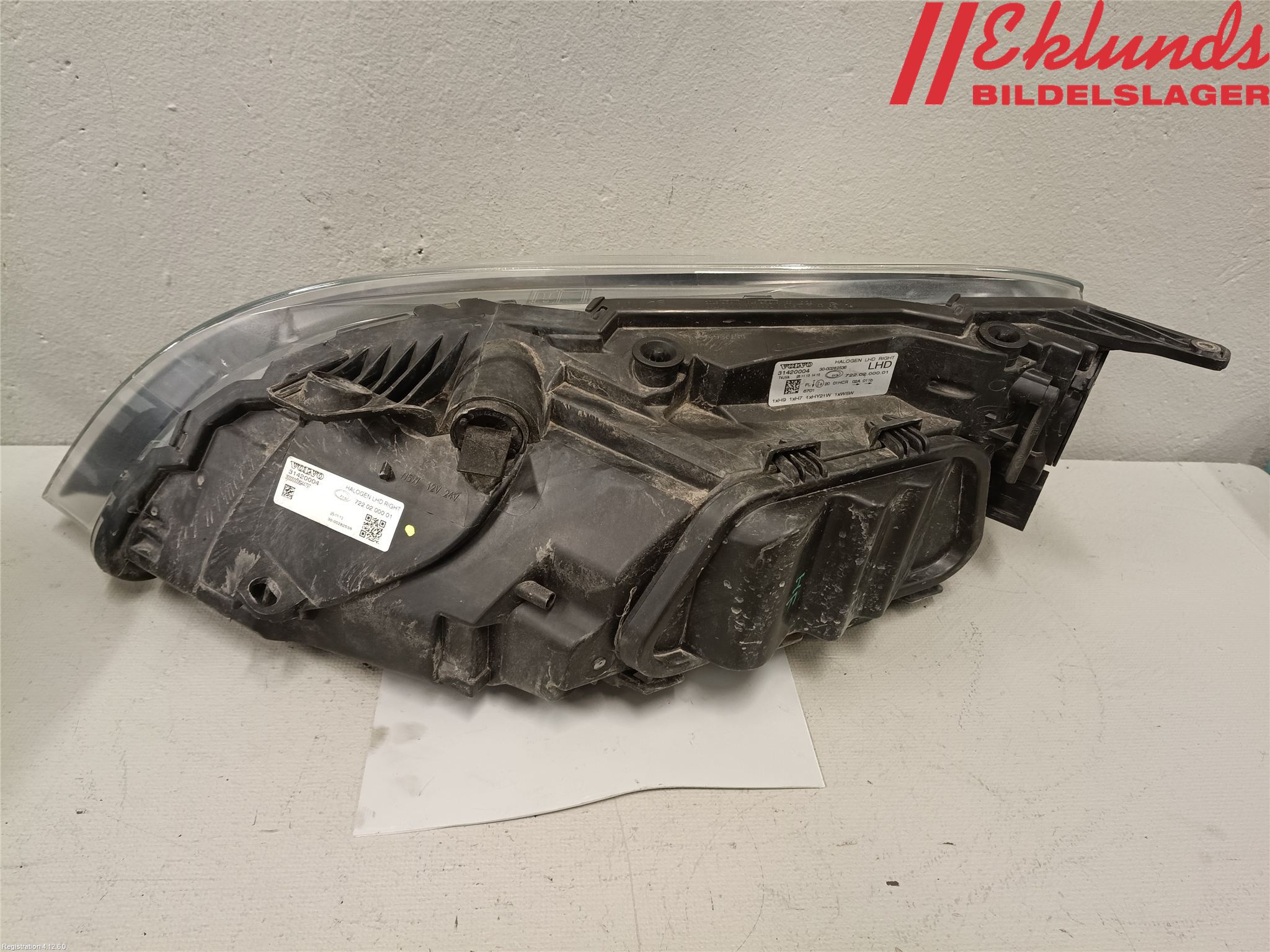 Volvo V40 12-19 Strålkastare Höger