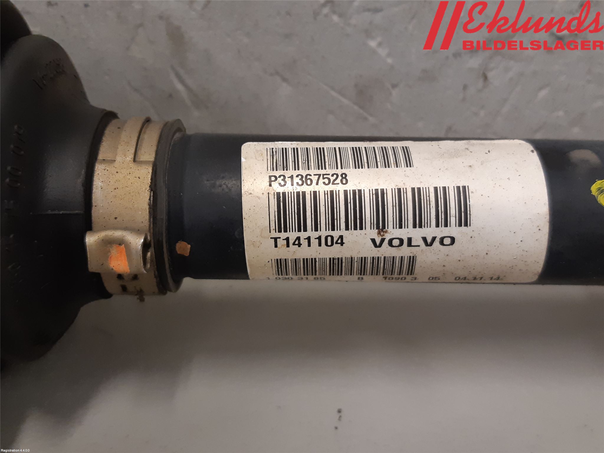 Volvo V70 14-16 Drivaxel Fram Vänster