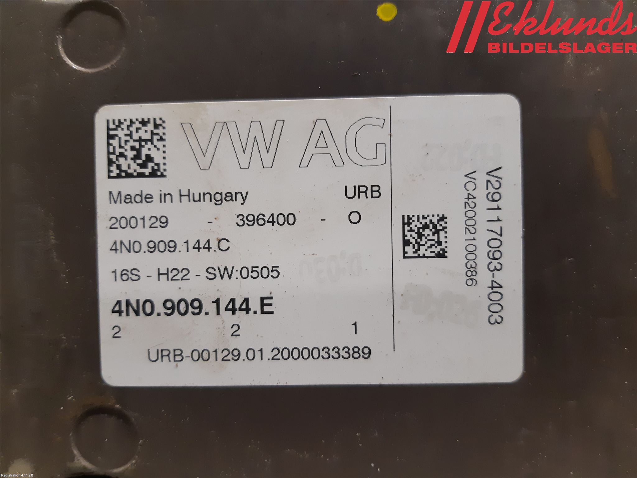 Audi E-TRON, S GE 19- Styrväxel Servo -Snäcka