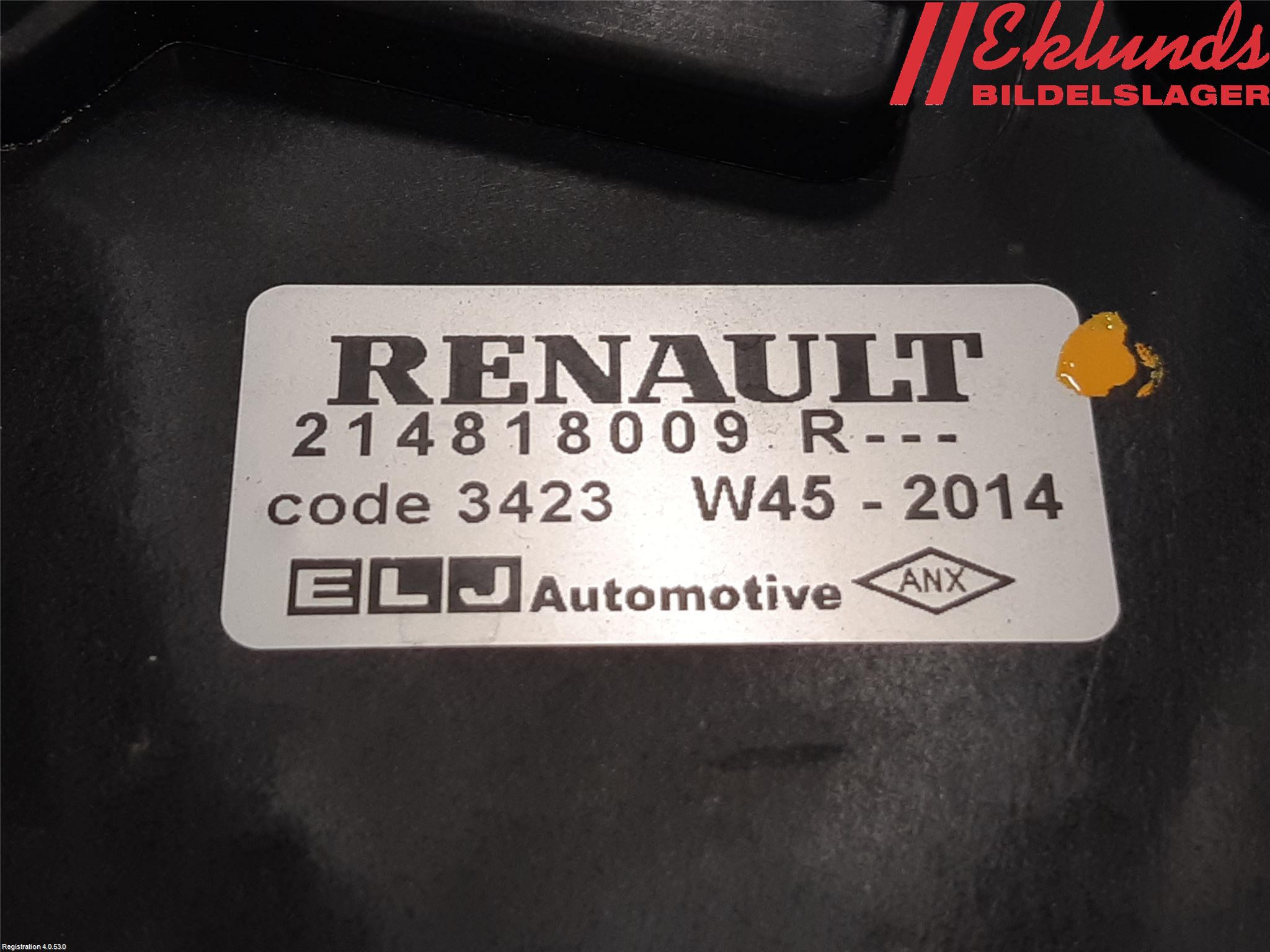 Renault CLIO IV 12-16 Kylfläkt El