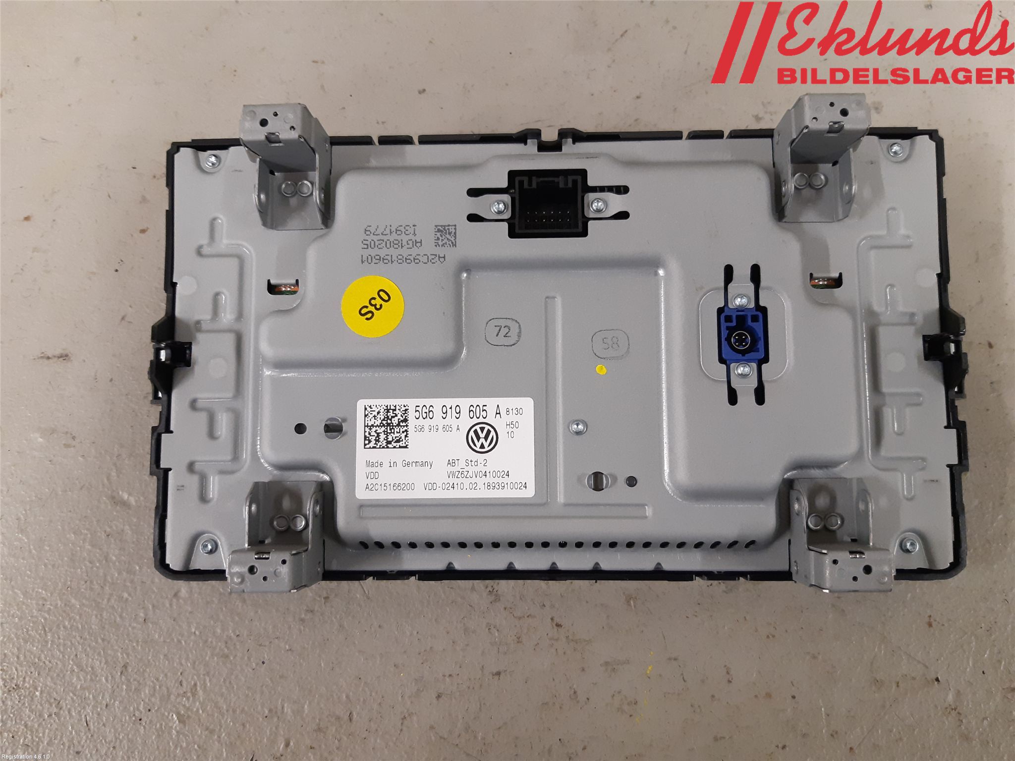 Volkswagen VW PASSAT 15-19 Cd Radio - Multimediapanel