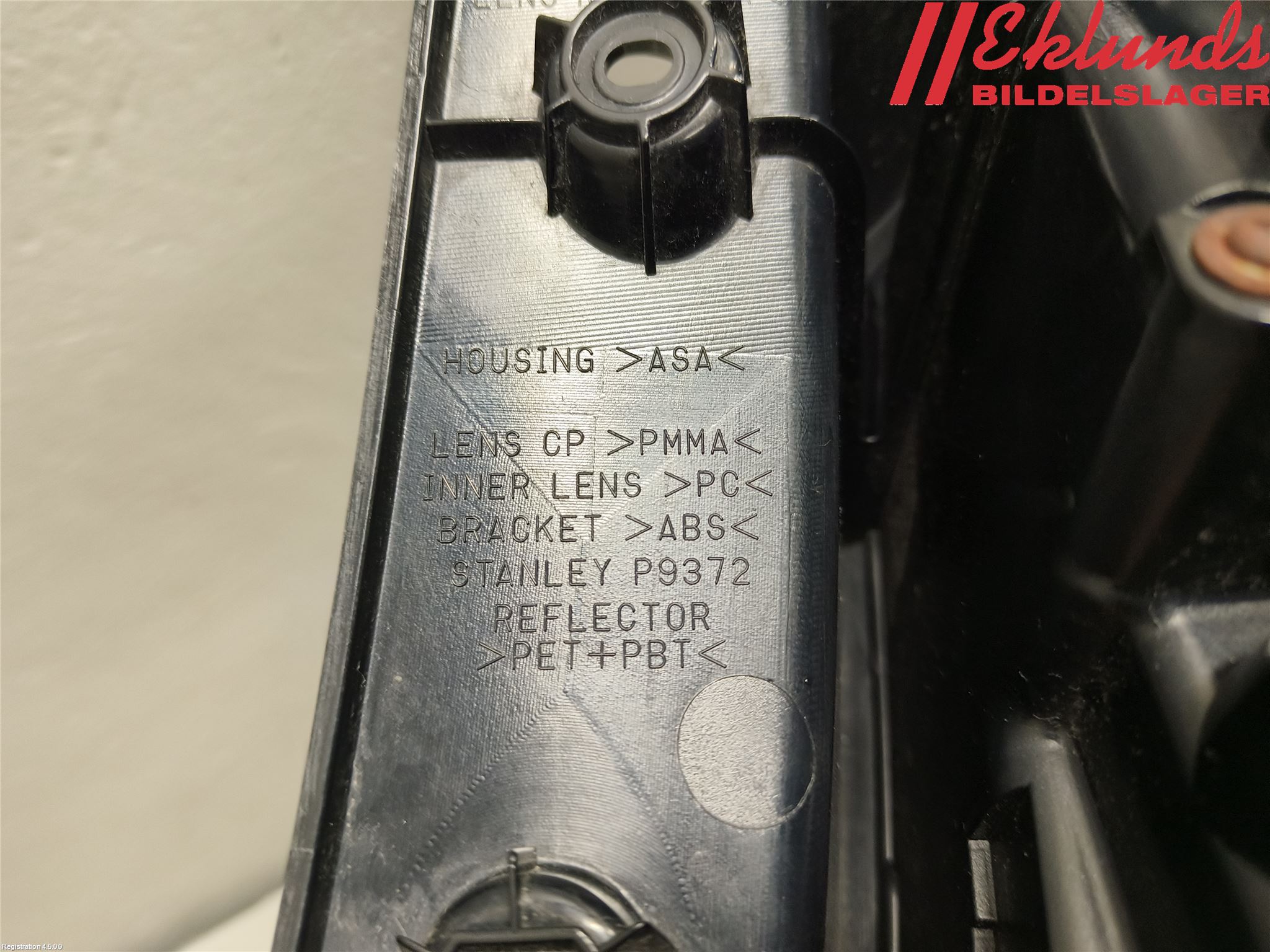 Mitsubishi ASX 10-22 Bakljus Vänster