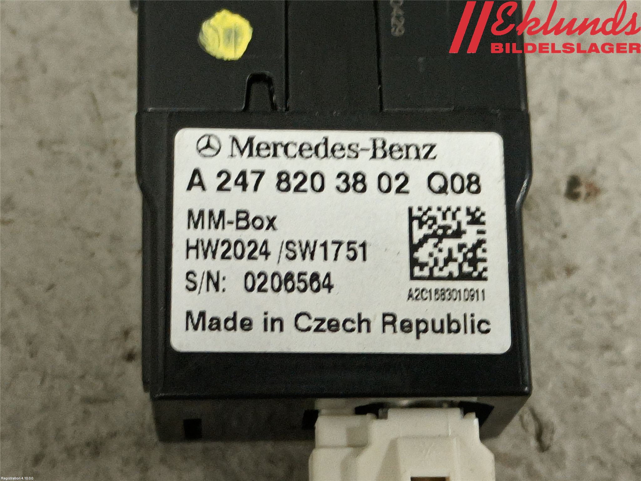 Mercedes-Benz MB CLA-KLASS (C118/X118) 19- Usb Connection