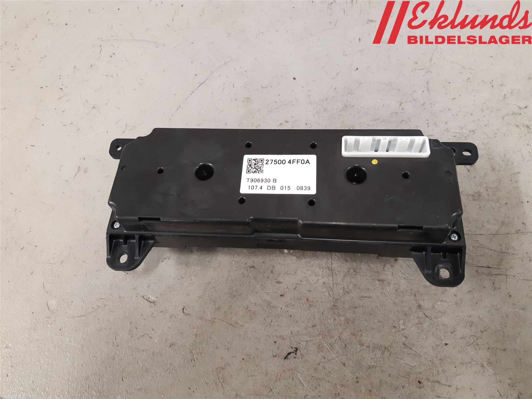 Nissan E-NV200/EVALIA Ac Styrenhet Ac Manöveren