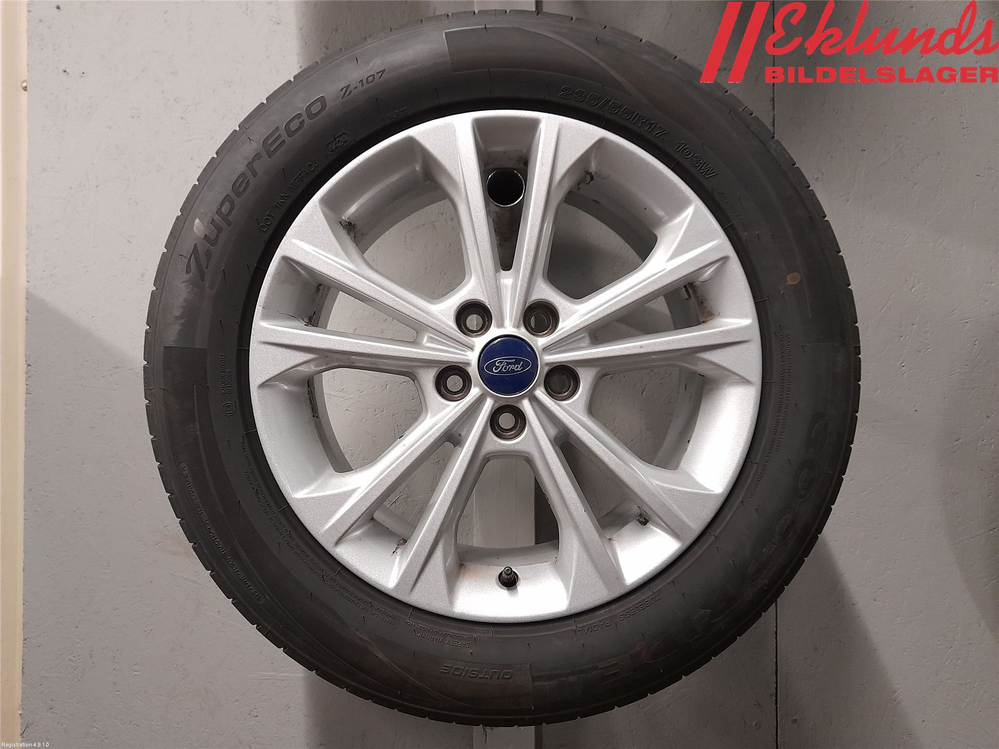 Ford KUGA 17-19 Sommardäck Alumfälg 4St