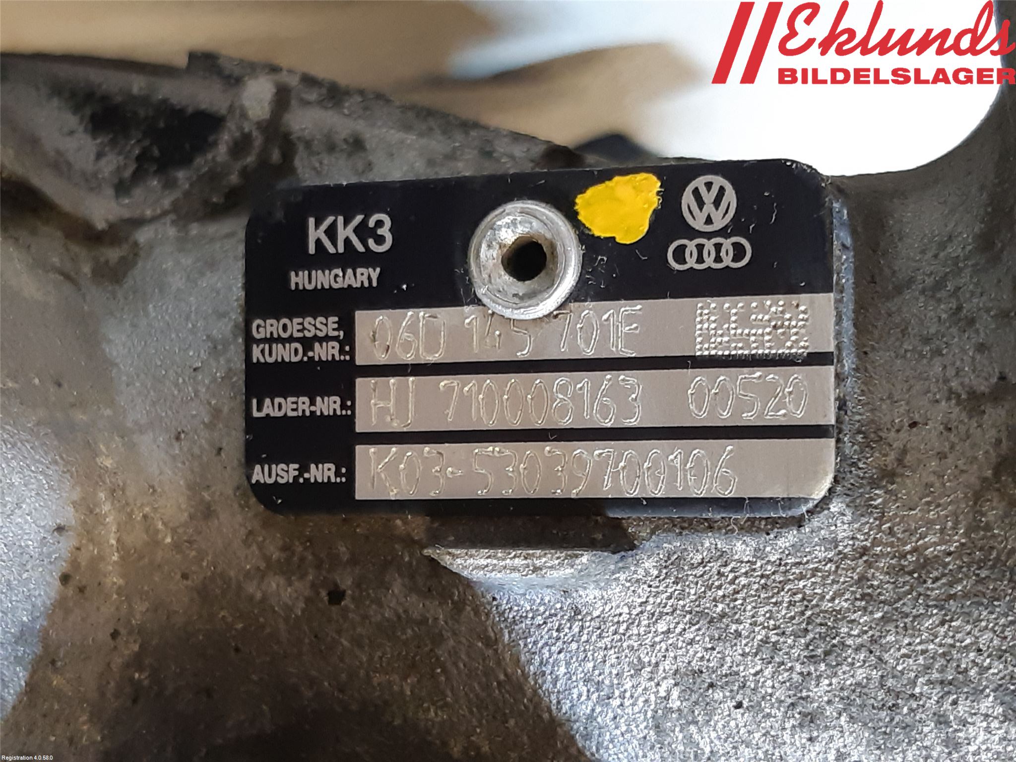 Audi A4/S4 05-07 Turboaggregat