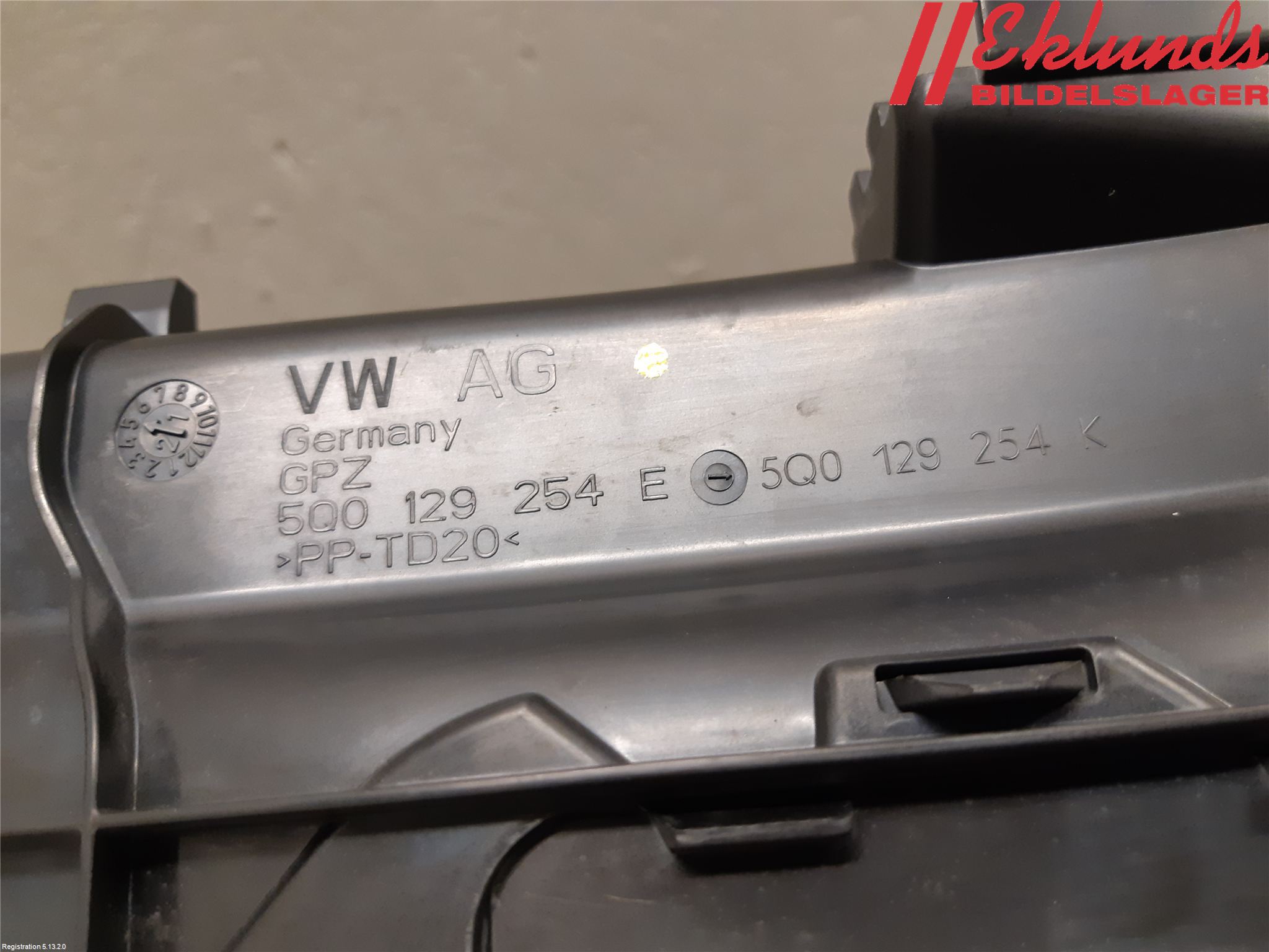 Volkswagen VW GOLF / E-GOLF VIII 20- Deflektor Plåt-Plast Kylning
