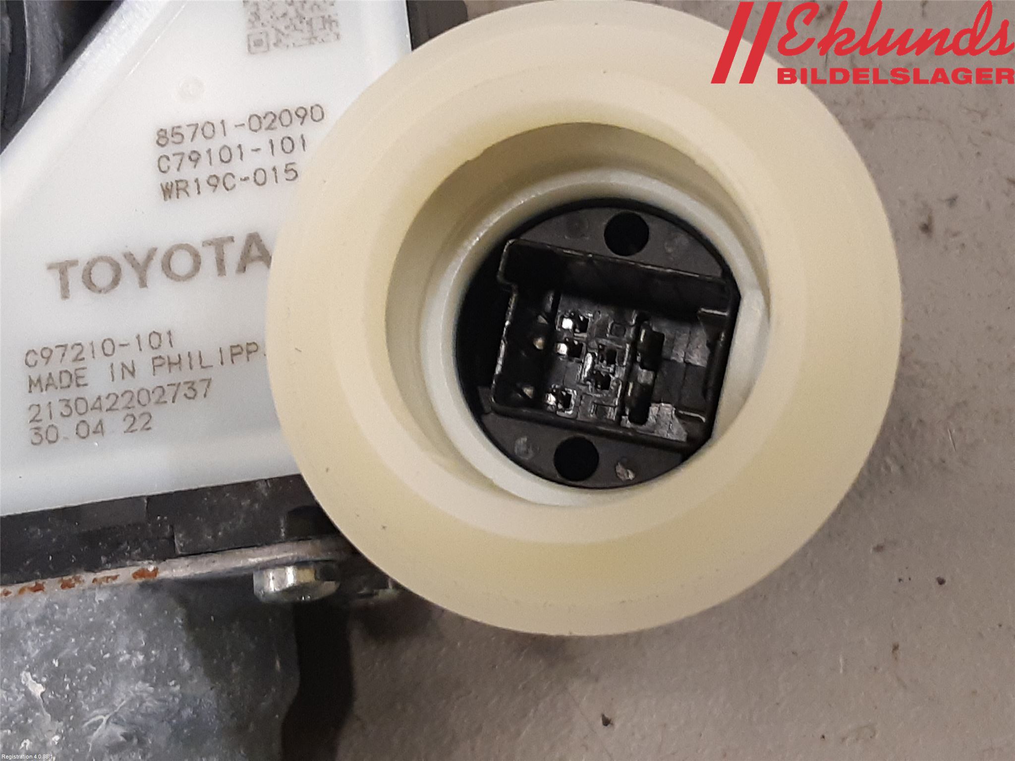 Toyota COROLLA 19- Fönsterhiss El Kompl
