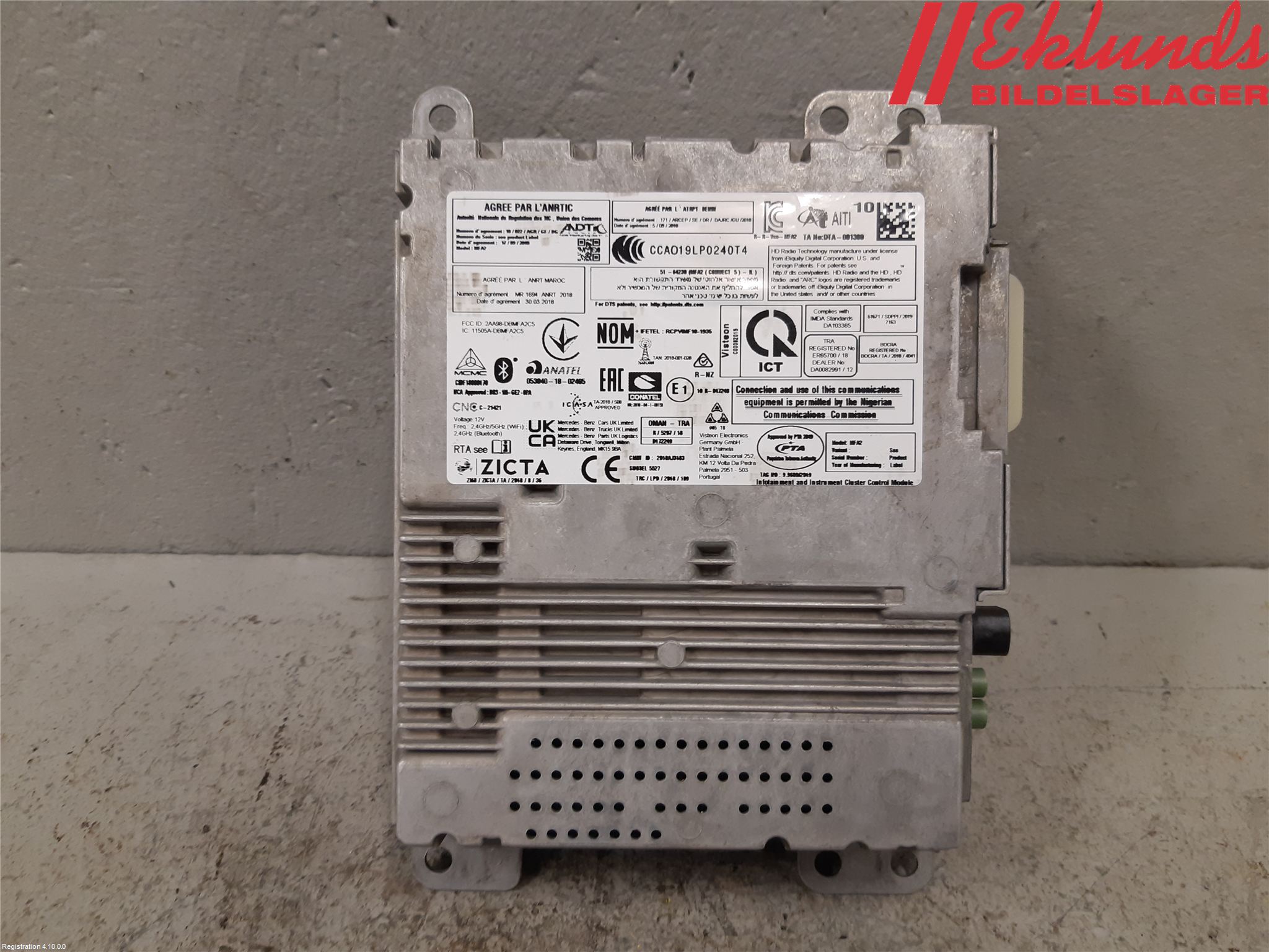 Mercedes-Benz MB SPRINTER (W907/W910) 19- Radio-Stereo Förstärkare