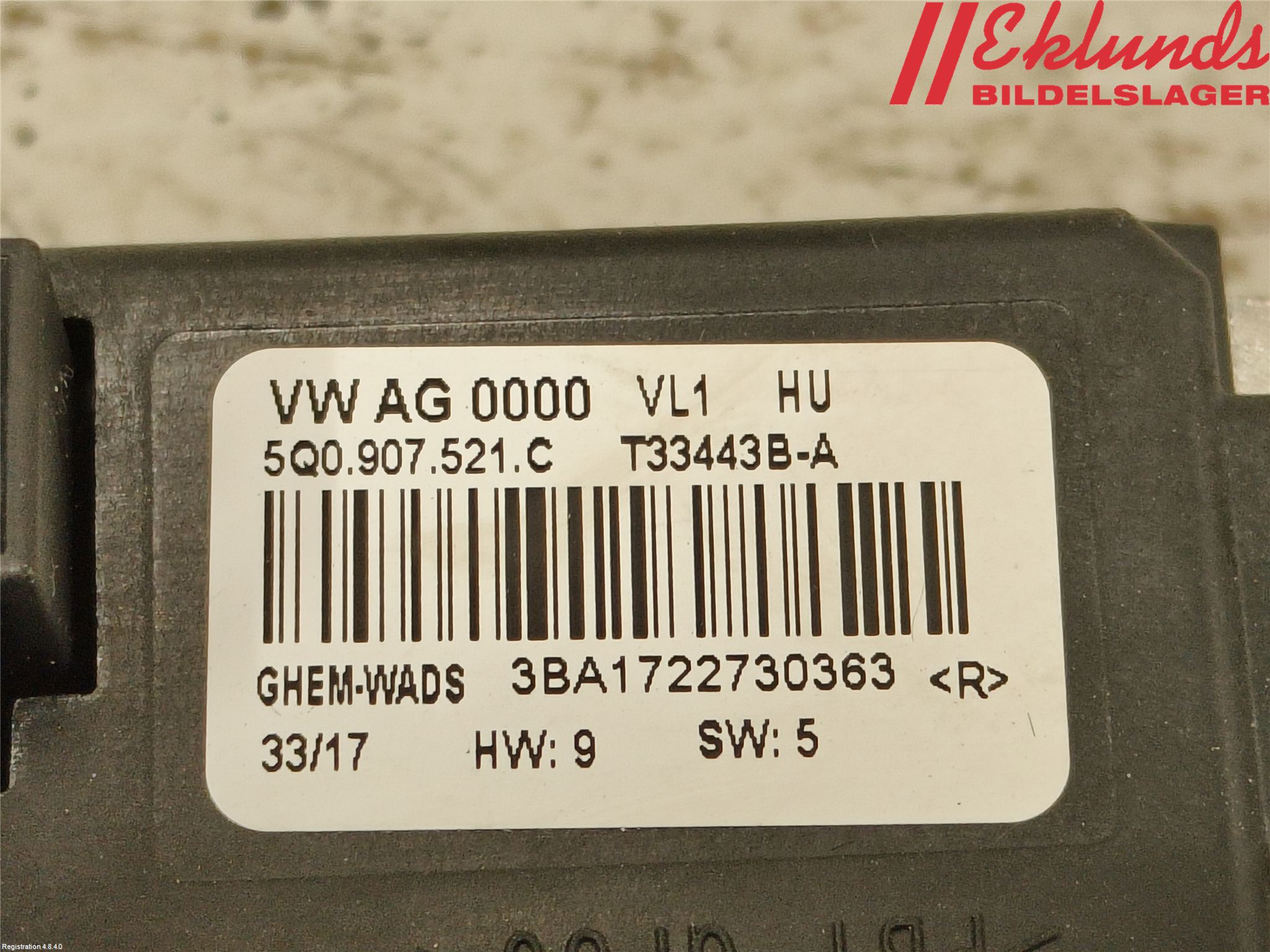 Volkswagen VW GOLF / E-GOLF VII 13-20 Värmefläktsmotstånd
