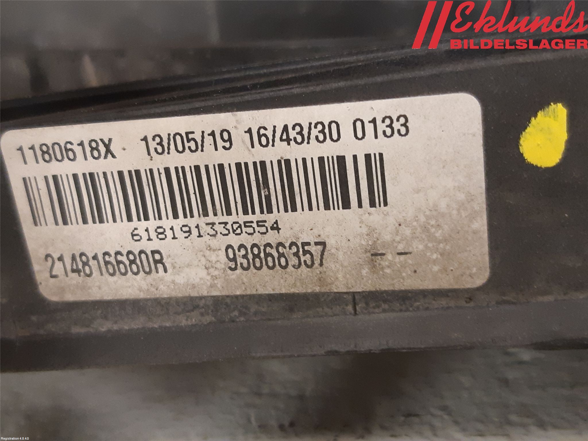 Fiat TALENTO 16- Kylfläkt El