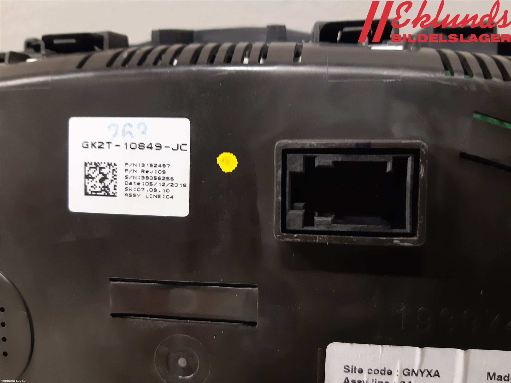 Ford TRANSIT SKÅP/BUSS 14-22 Instrument Komb