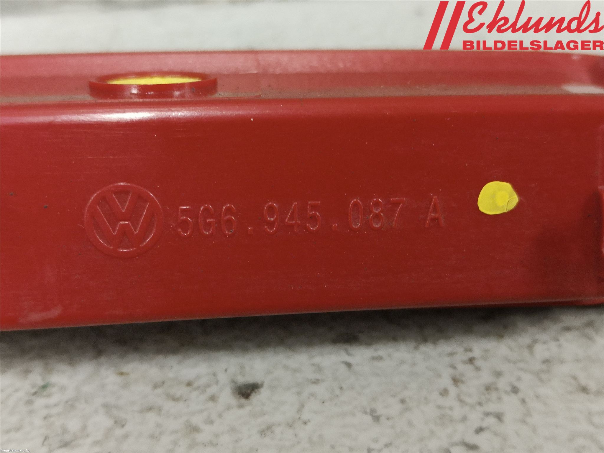 Volkswagen VW GOLF / E-GOLF VII 13-20 Bromsljus Bakruta