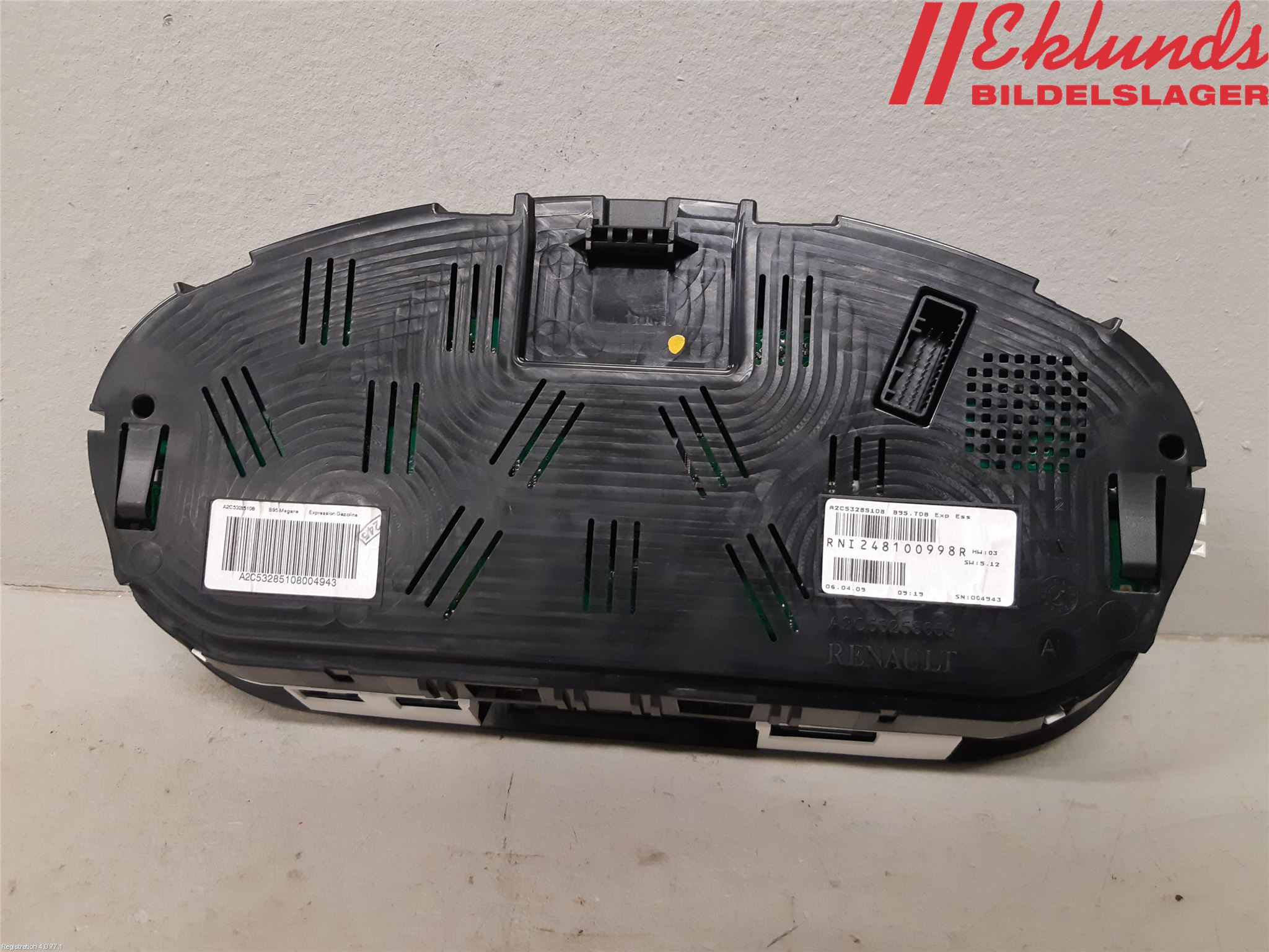 Renault MEGANE III 09-15 Instrument Komb