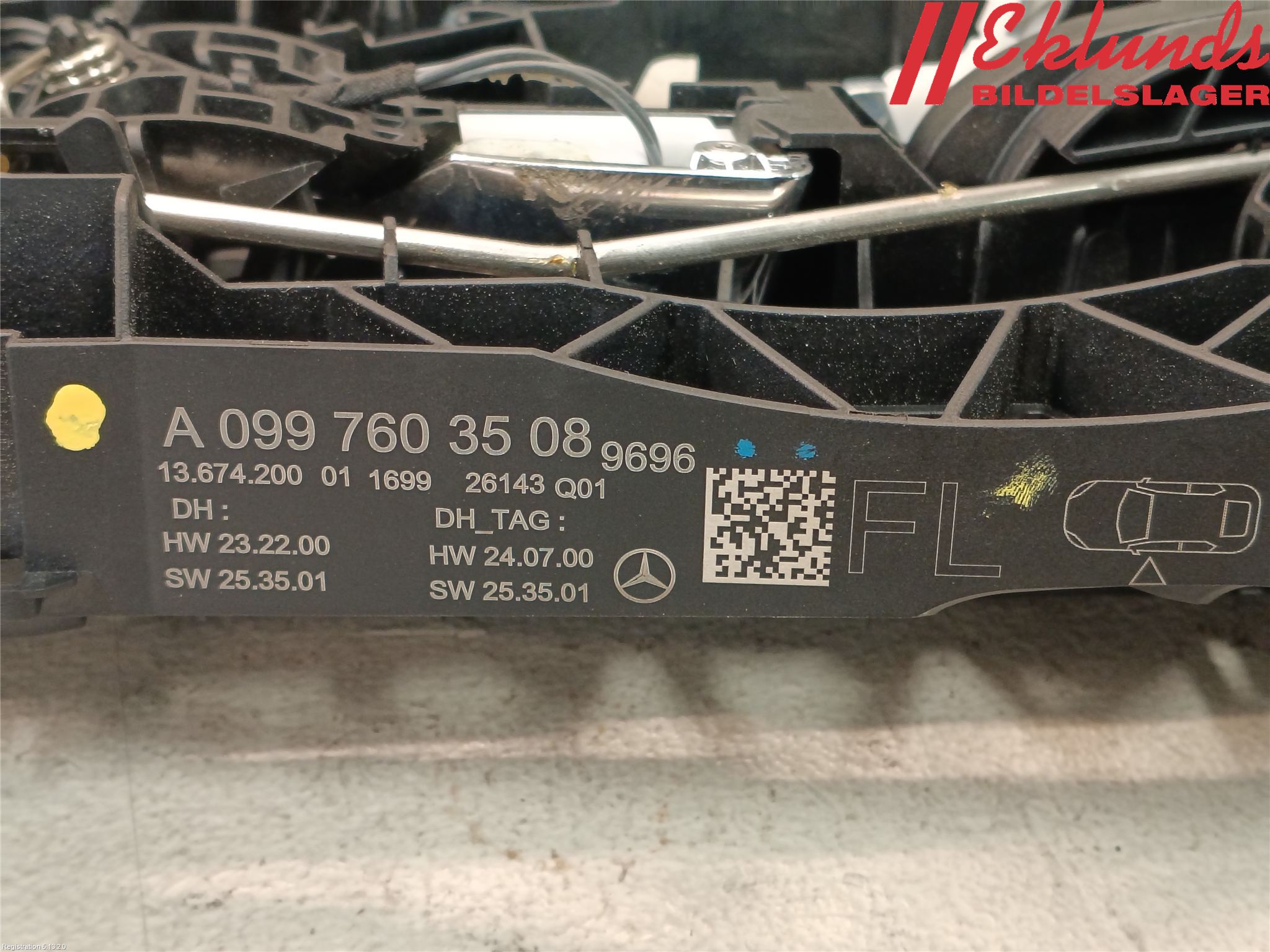 Mercedes-Benz MB CLA-KLASS (C118/X118) 19- Dörrhandtag Yttre Vä