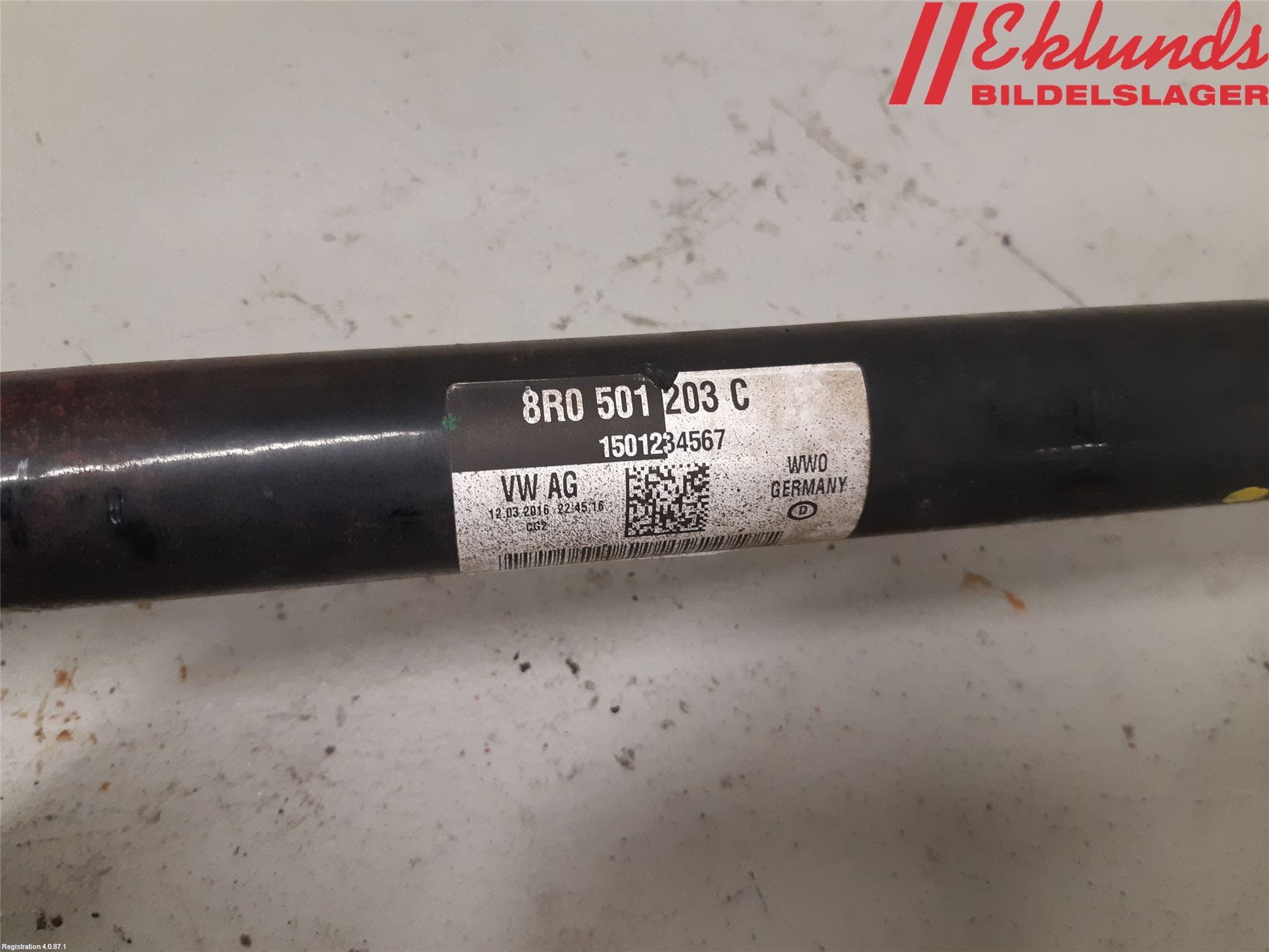 Audi A7/S7 4G 11-17 Drivaxel Bak Höger