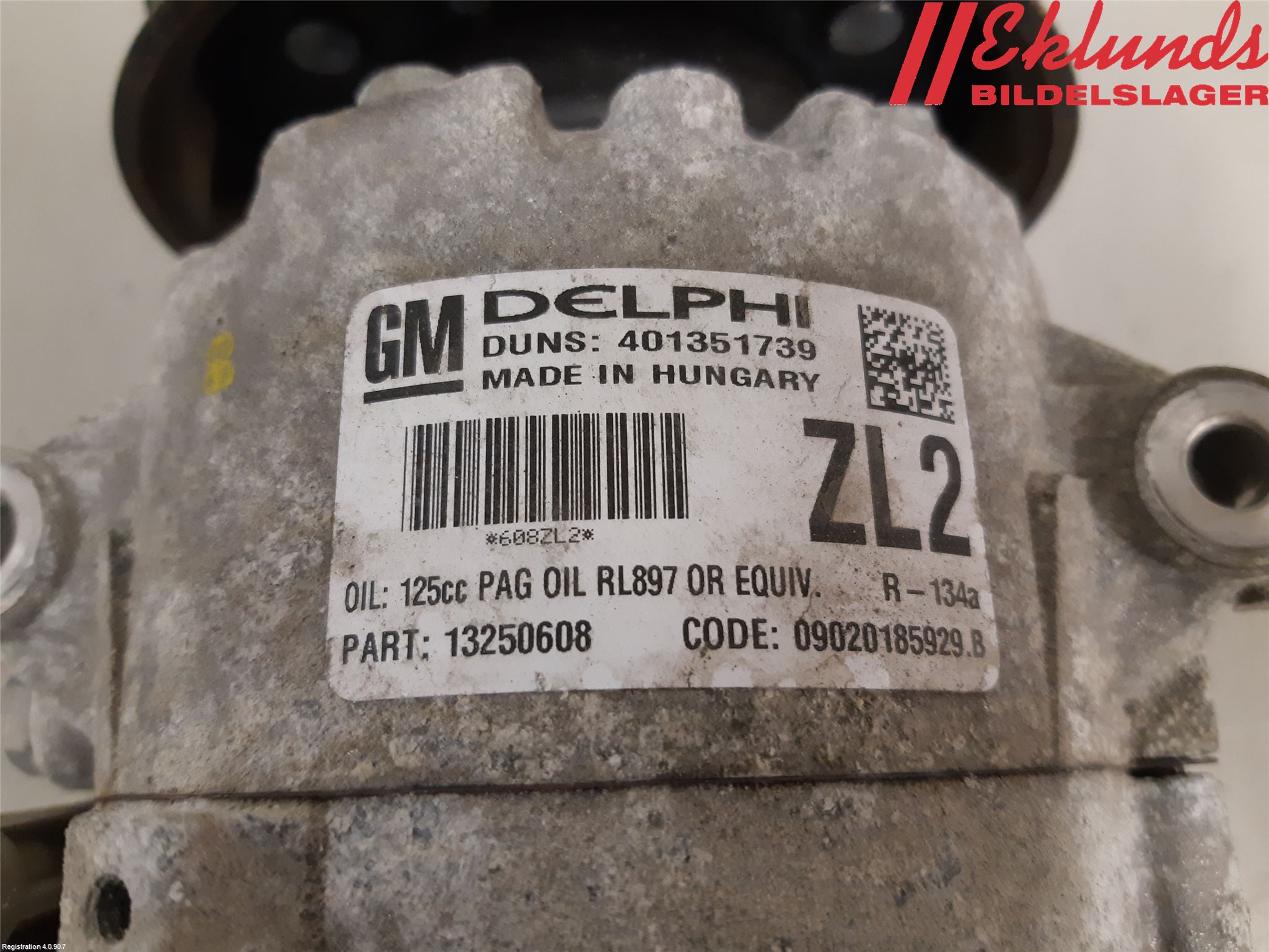 Opel MERIVA B 10-17 Ac Kompressor