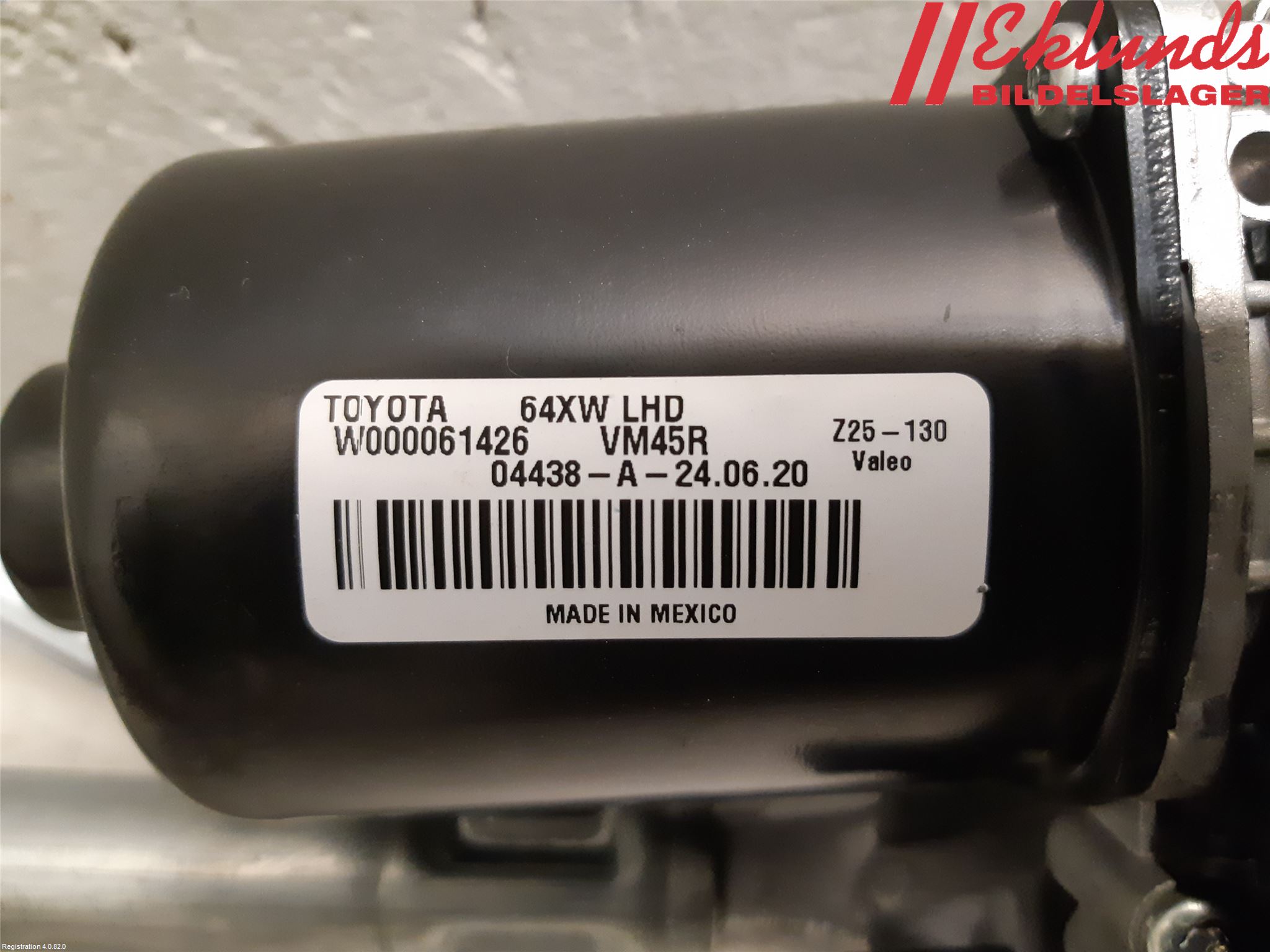 Lexus RX AL20 16-22 Torkarmotor Vindruta