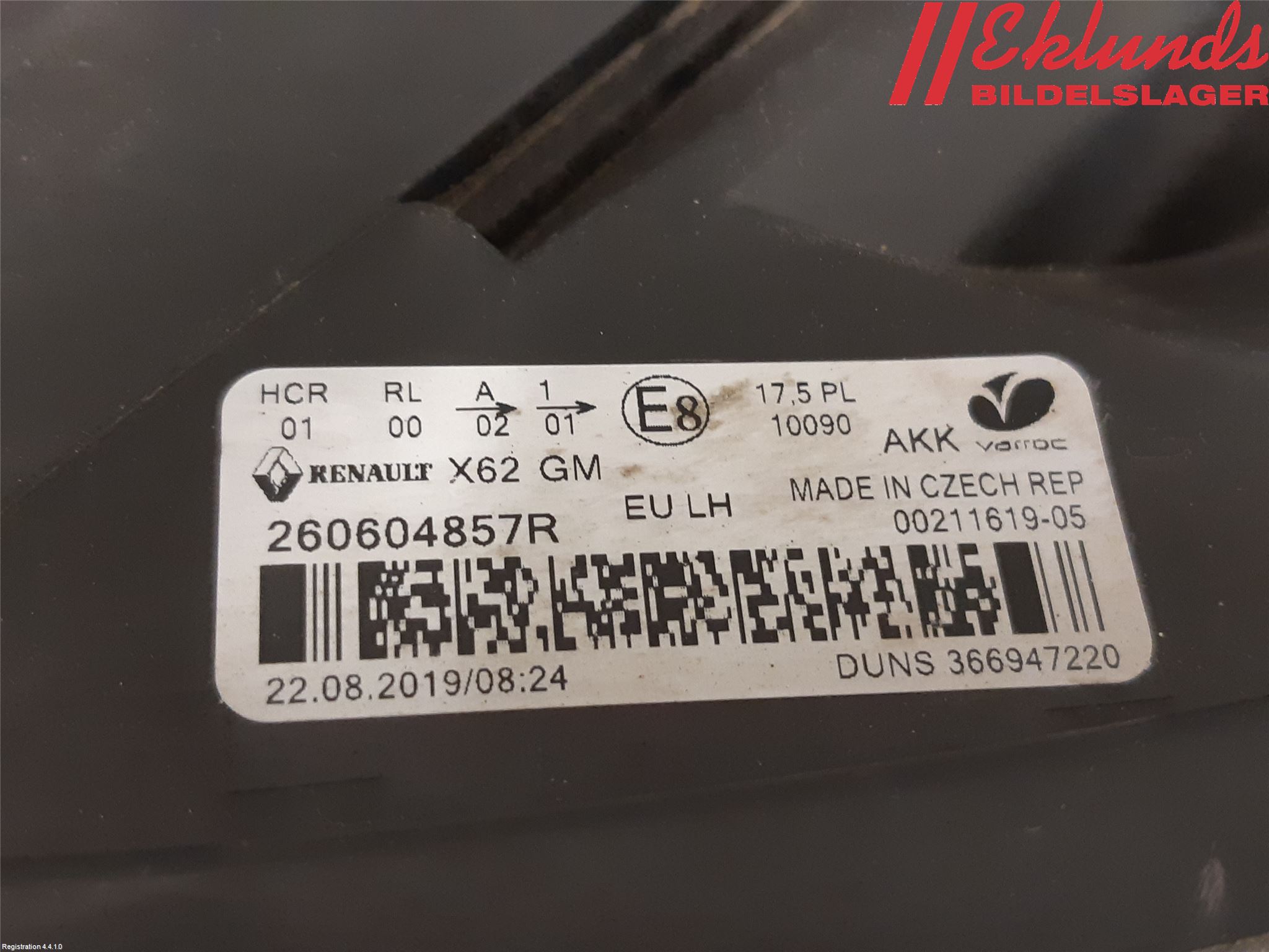 Opel MOVANO B 10-22 Strålkastare Vänster