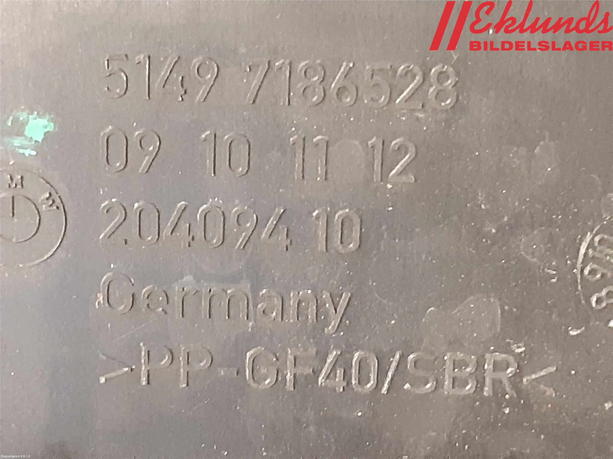 BMW 7 F01/02/03/04 09-15 List Bak-Baklucka