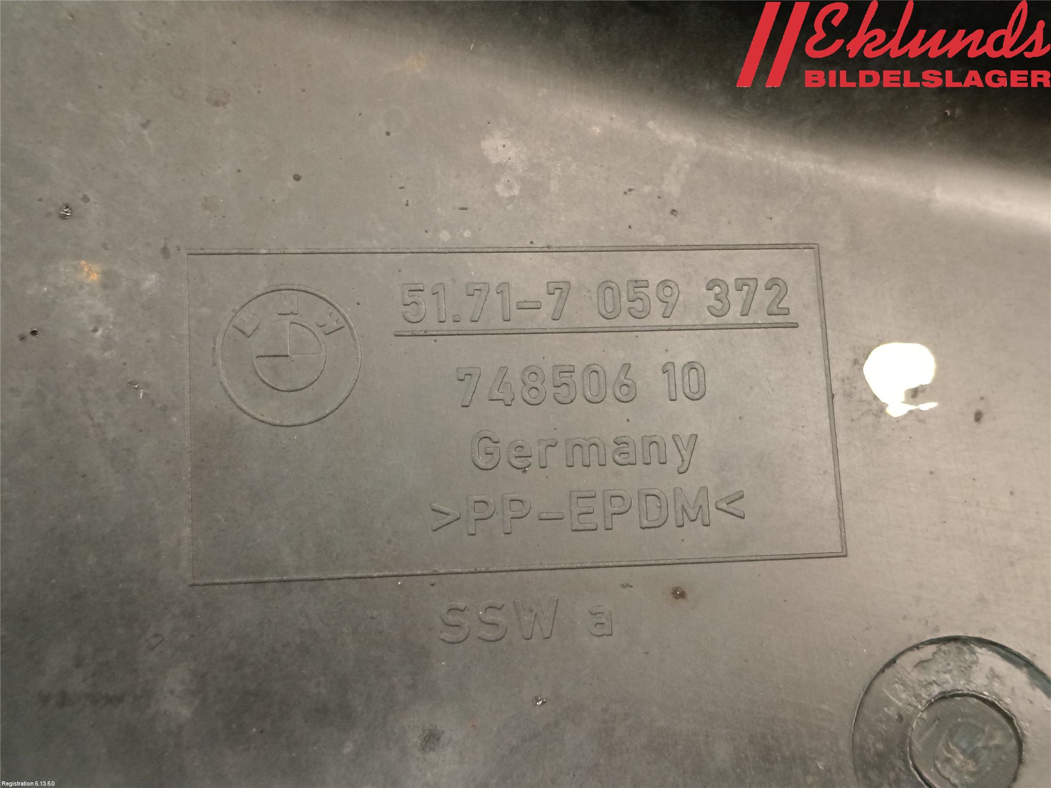 BMW 1 E87/81 5D/3D 03-11 Skärm Inner