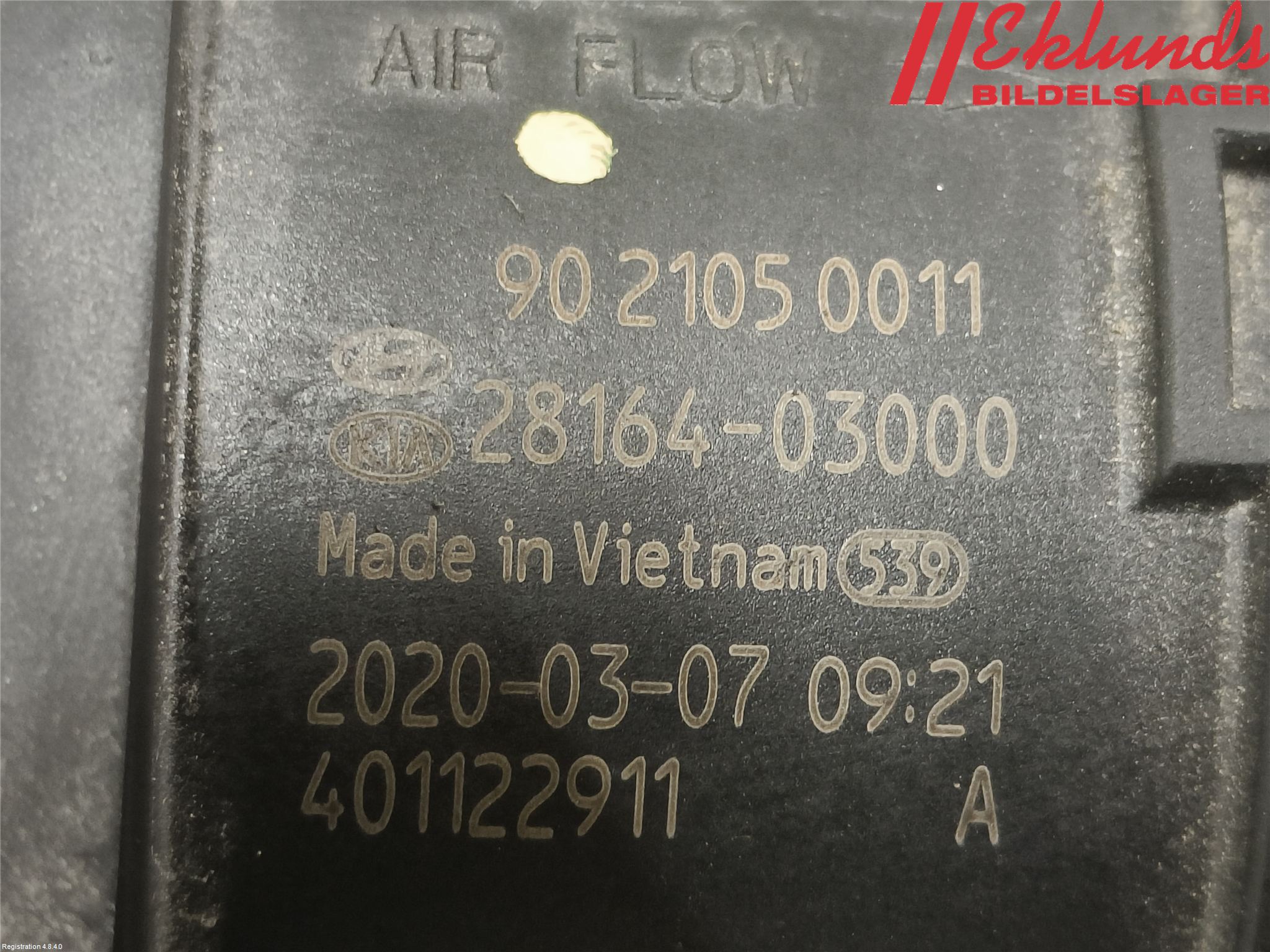 Kia XCEED 19- Injluftmassamätare