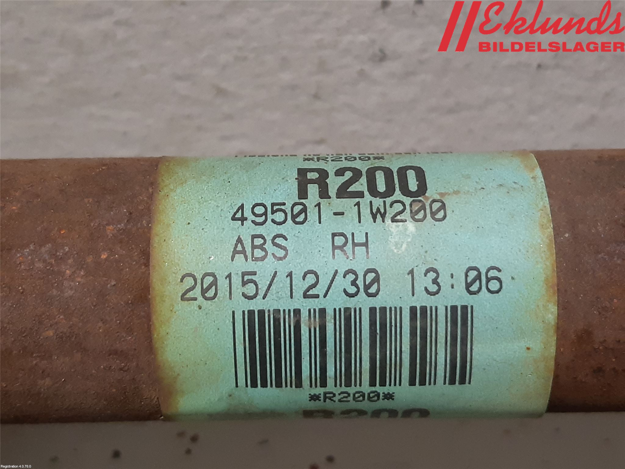 Kia RIO 12-16 Drivaxel Fram Höger