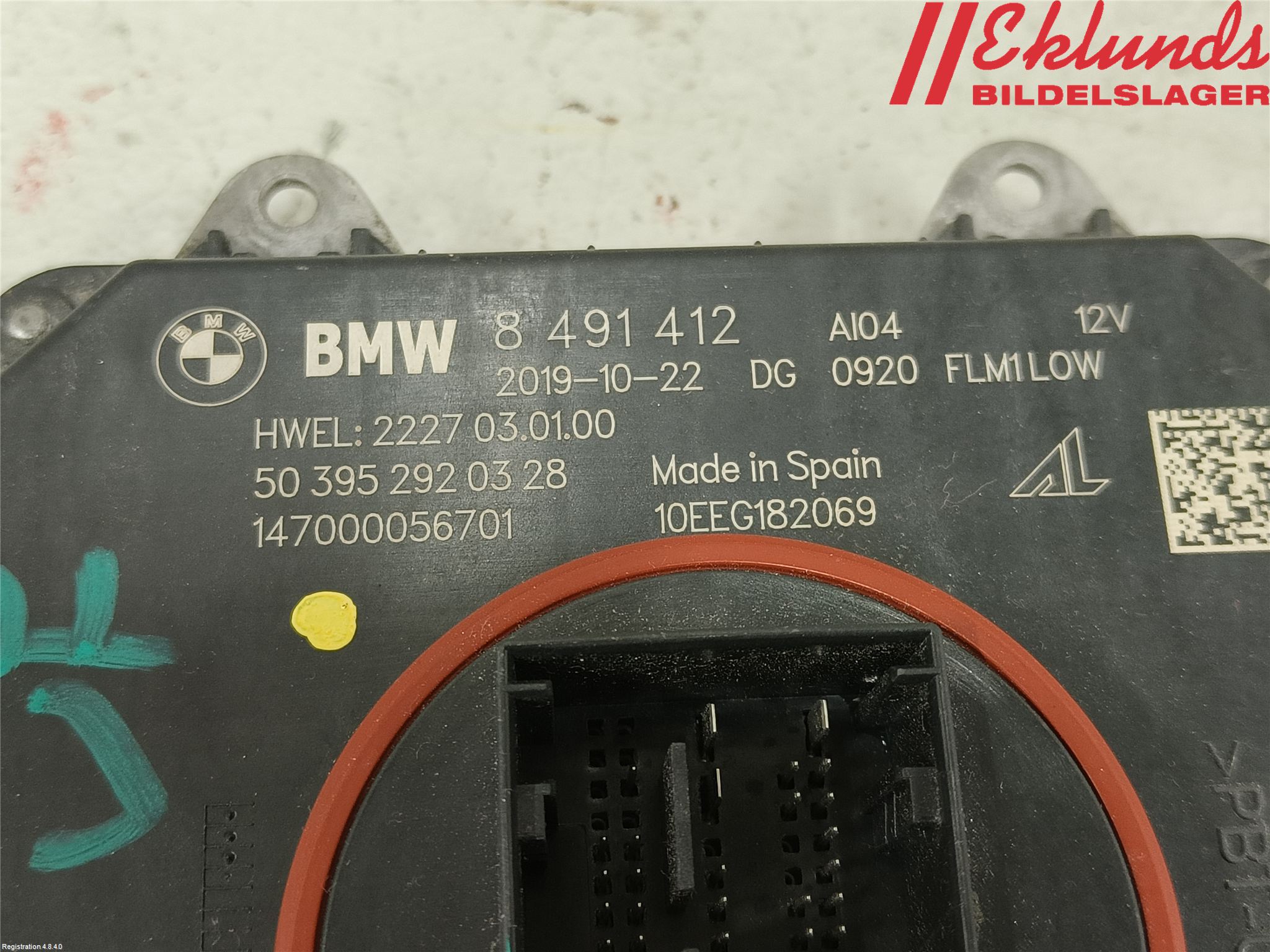BMW 5 G30/G31/F90 17-23 Styrenhet Strålkastare