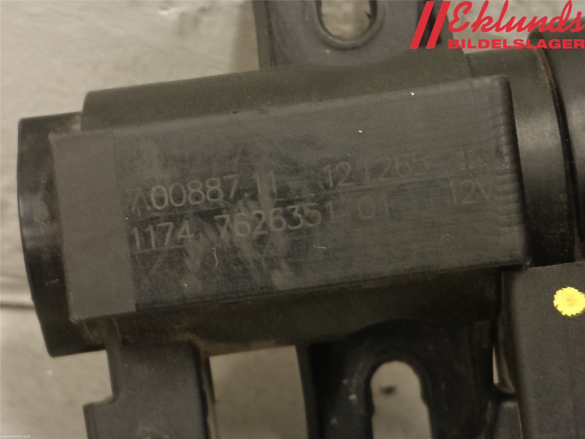 BMW 5 F10/F11/F18 09-17 Vakuumventil