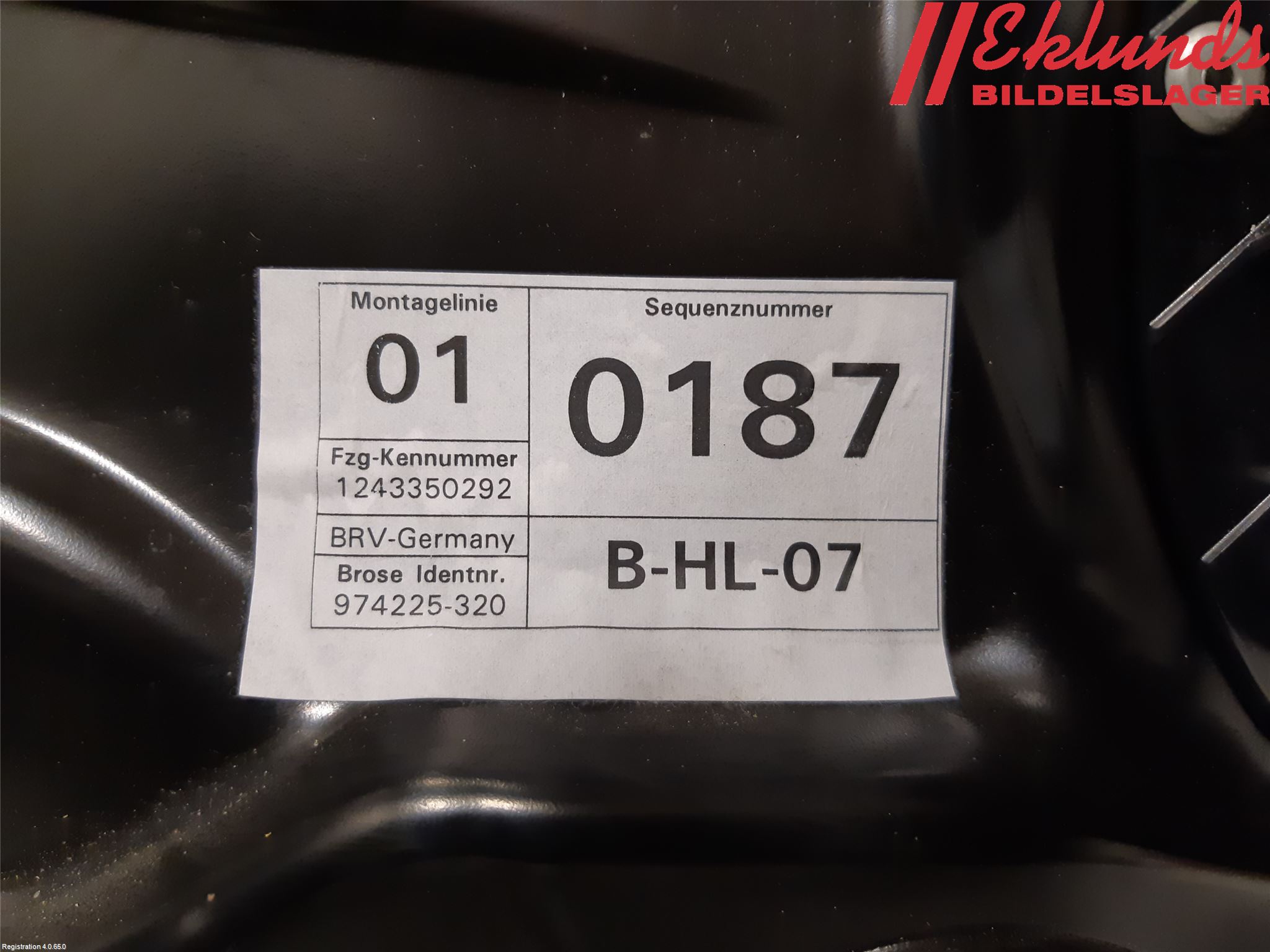 Volkswagen VW PASSAT 11-14 Fönsterhissmekanism