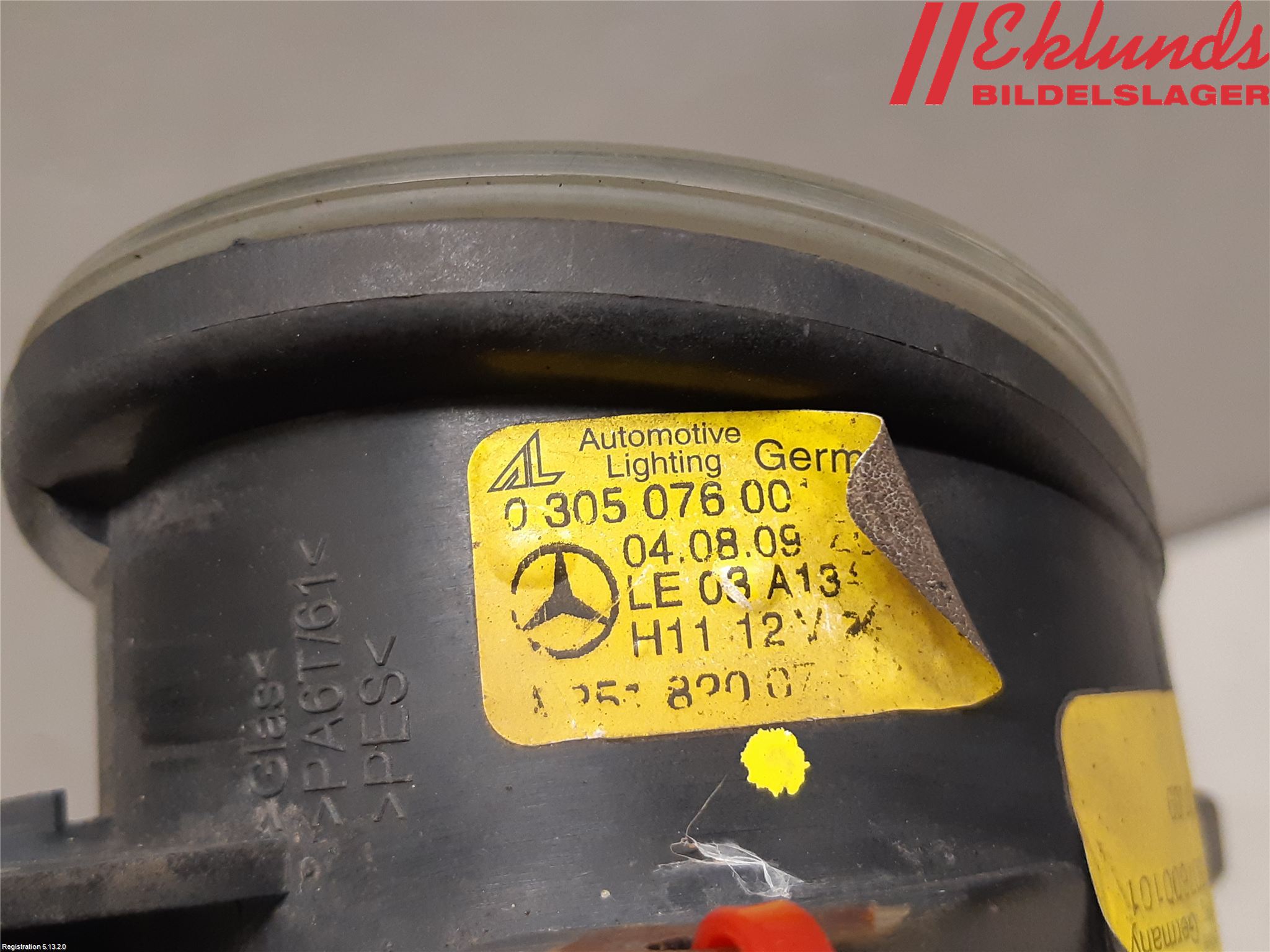 Mercedes-Benz MB C-KLASS (W204) 07-15 Dimljus-Varselljus Fram