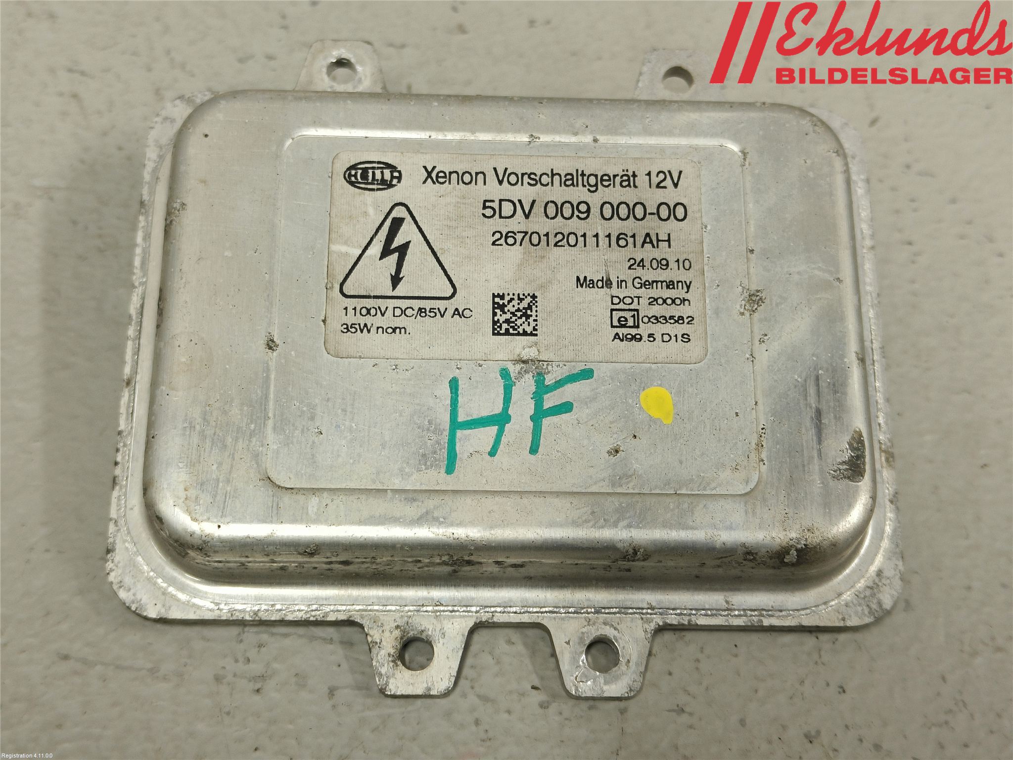 Skoda SUPERB 09-15 Styrenhet Strålkastare