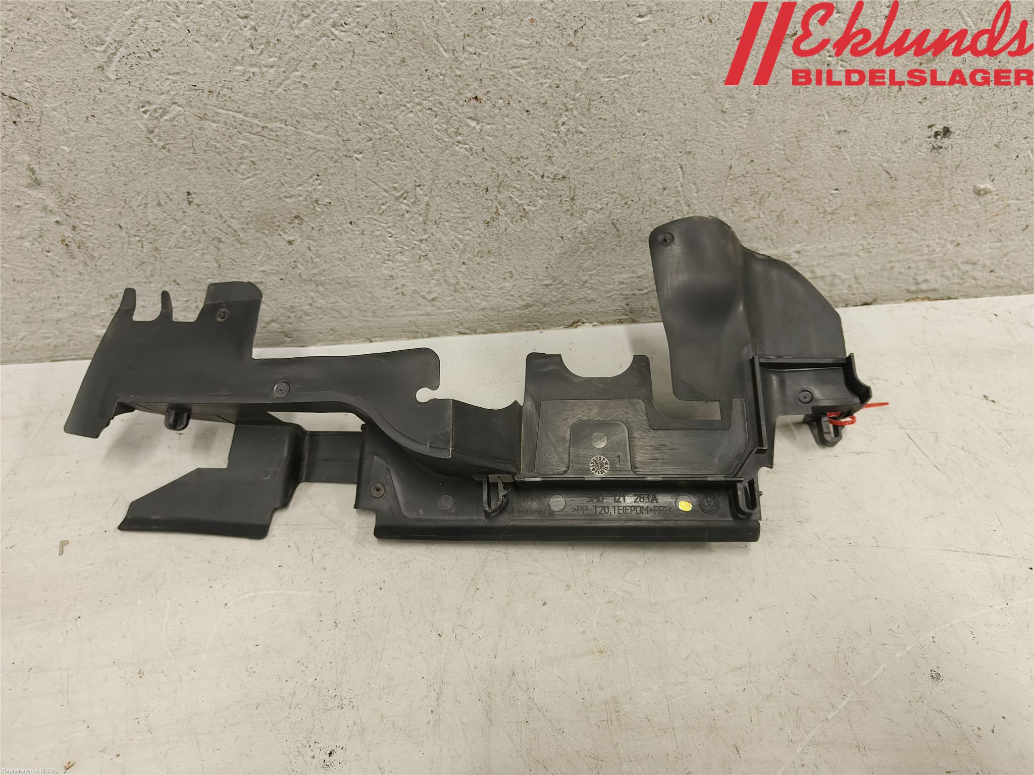 Volkswagen VW GOLF PLUS/CROSS GOLF 04-14 Deflektor Plåt-Plast Kylning