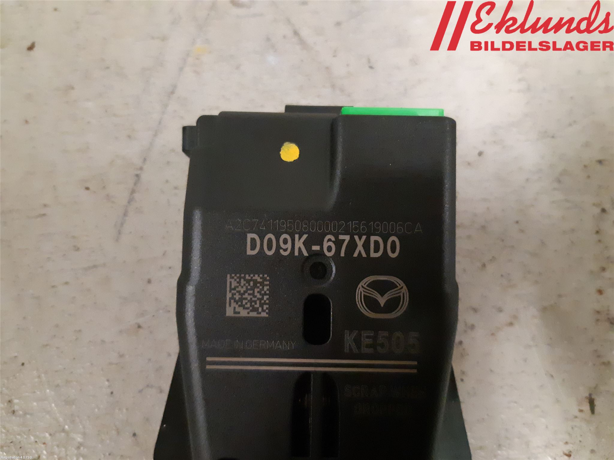 Mazda 2 (DJ) 15-22 Sensor Aktivt Kollisionsskydd