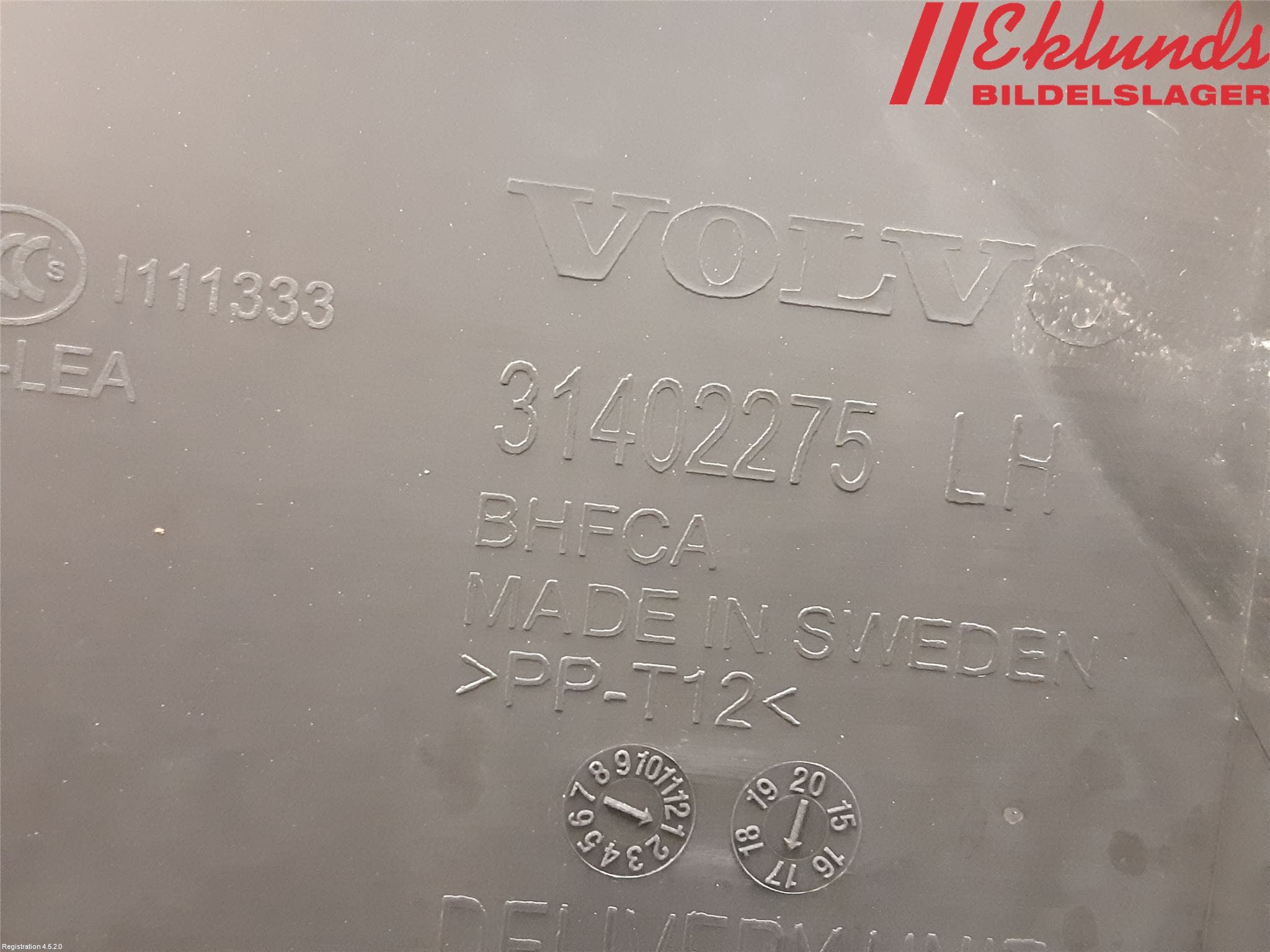 Volvo V90 17->> Torpedplåt-Torpedplast