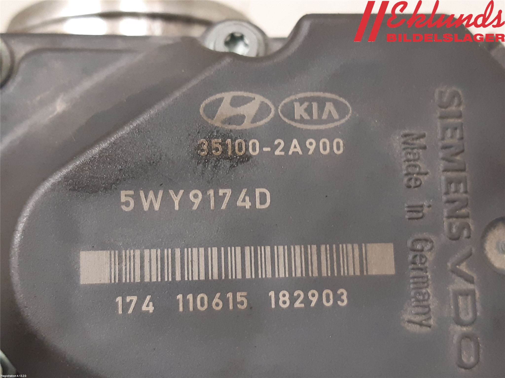 Kia CEED 06-12 Injspjällhus