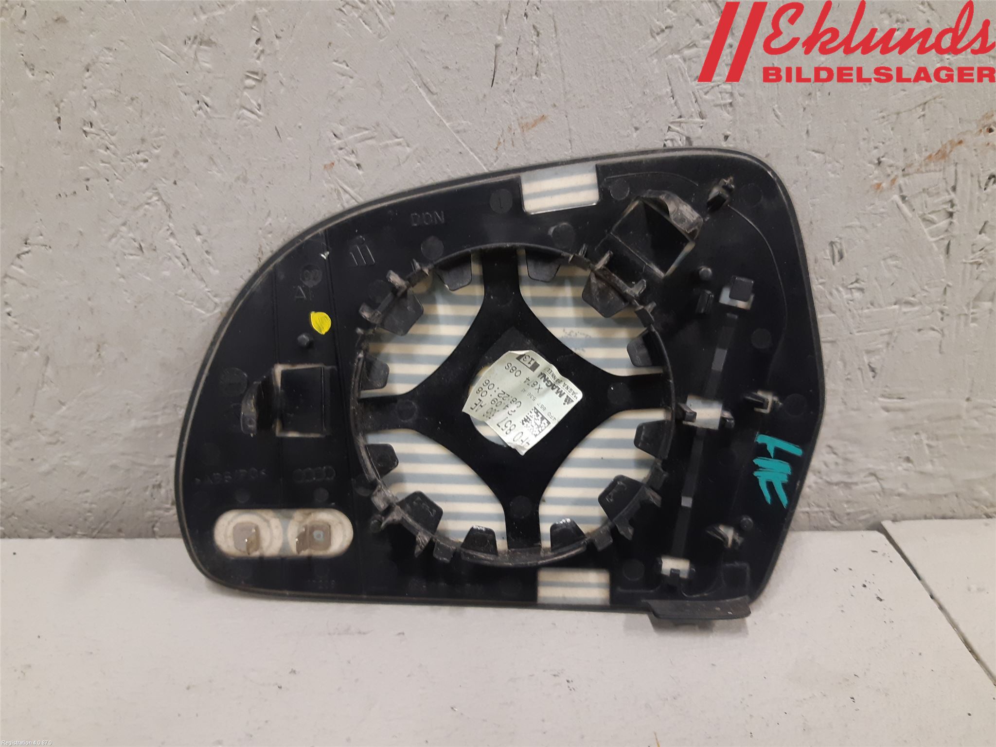 Audi A4/S4 08-11 Spegelglas Hö