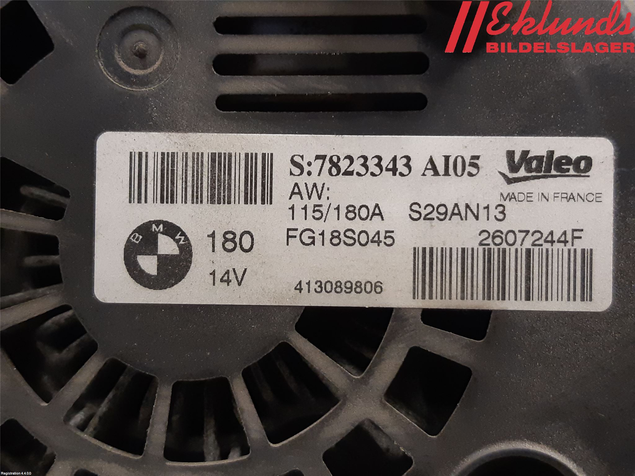 BMW 1 F20/F21 11-19 Generator