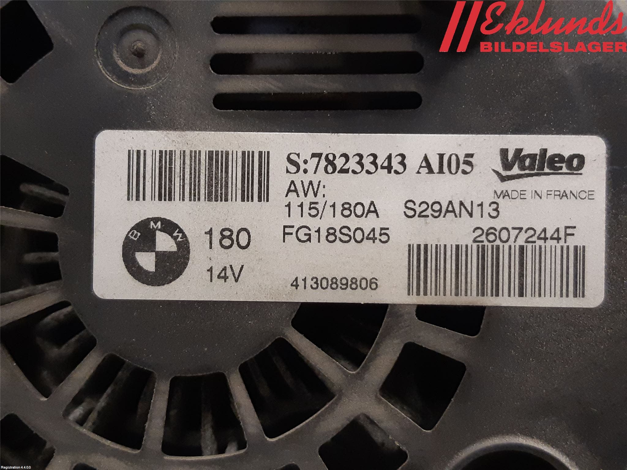 BMW 1 F20/F21 11-19 Generator