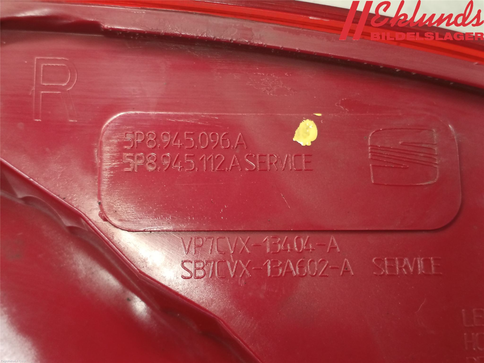 Seat ALTEA Bakljus Höger
