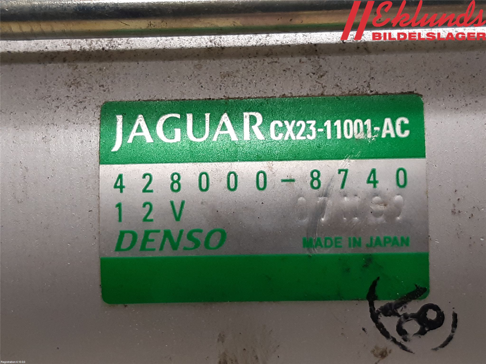 Jaguar XF 08-15 Startmotor Diesel