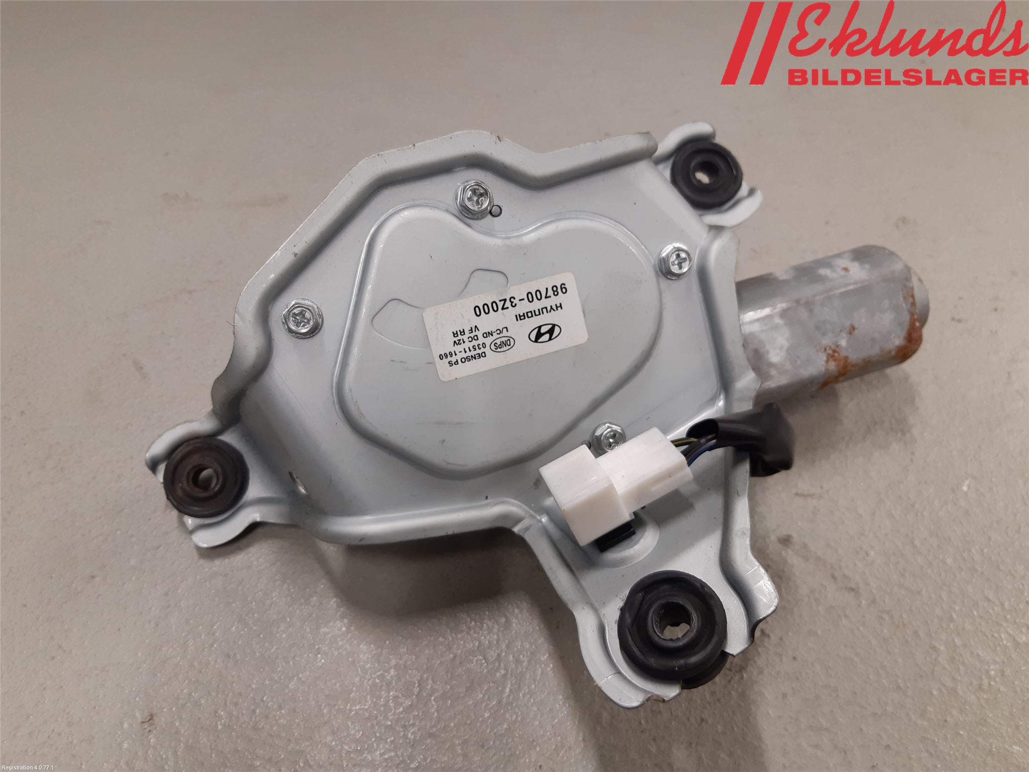 Hyundai i40 08-15 Torkarmotor Baklucka