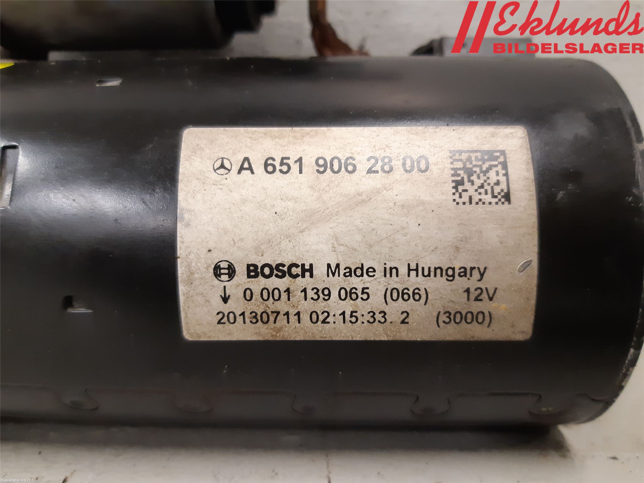Mercedes-Benz MB E-KLASS (W212) 09-16 Startmotor Diesel
