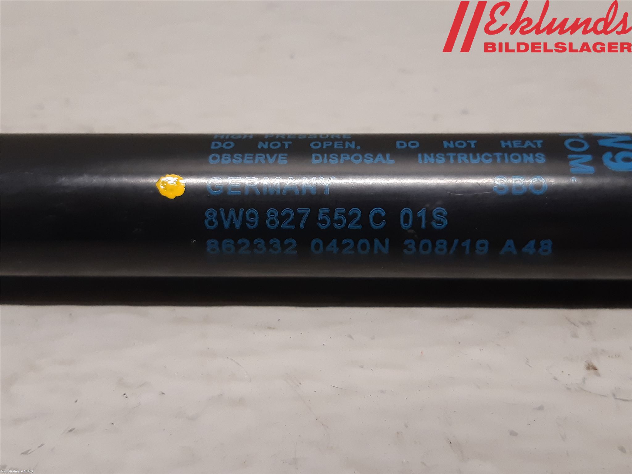 Audi A4/S4 B9 20- Gasfjäder Baklucka