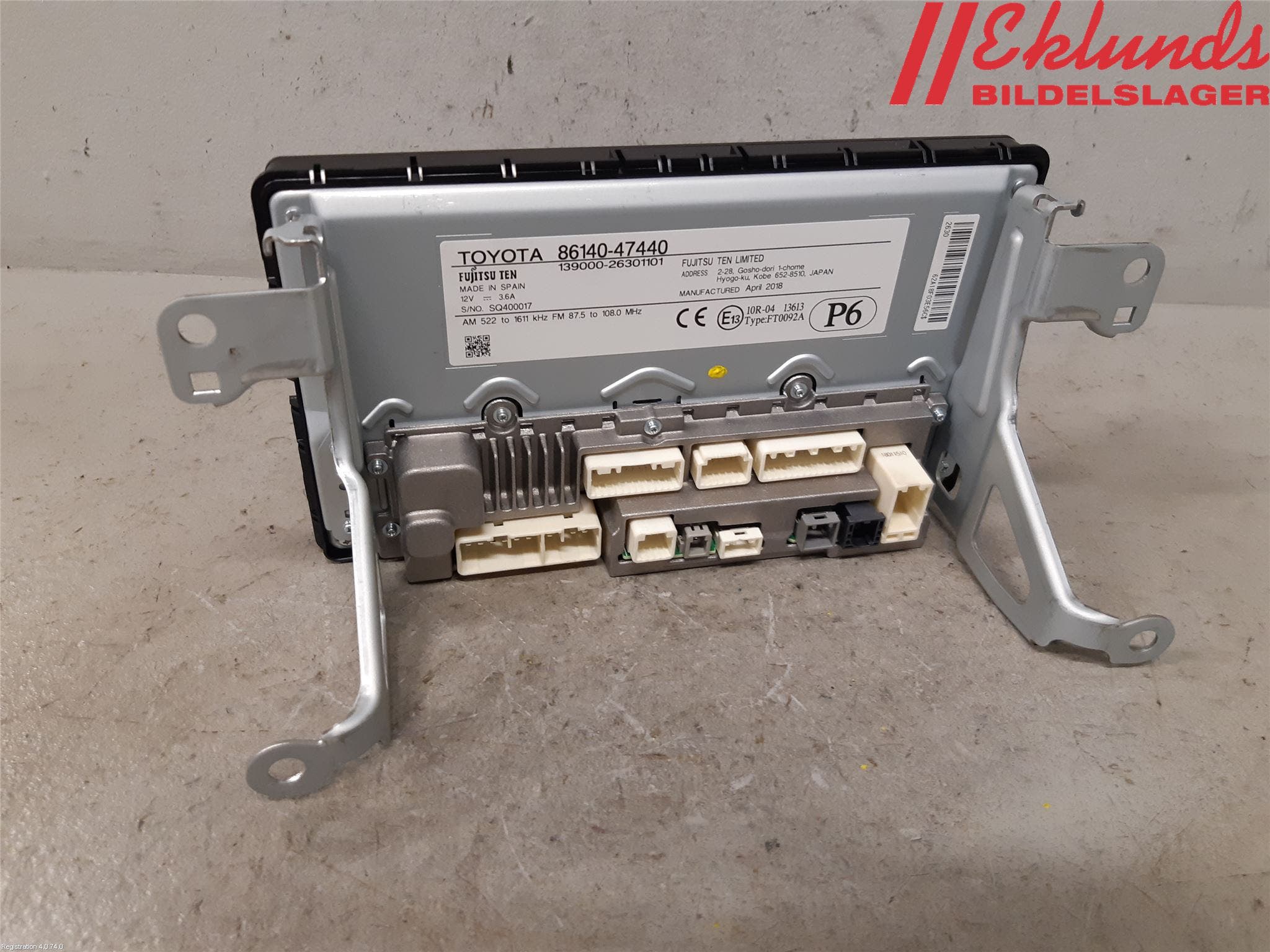 Toyota PRIUS (ZVW50) 16-21 Bildskärm